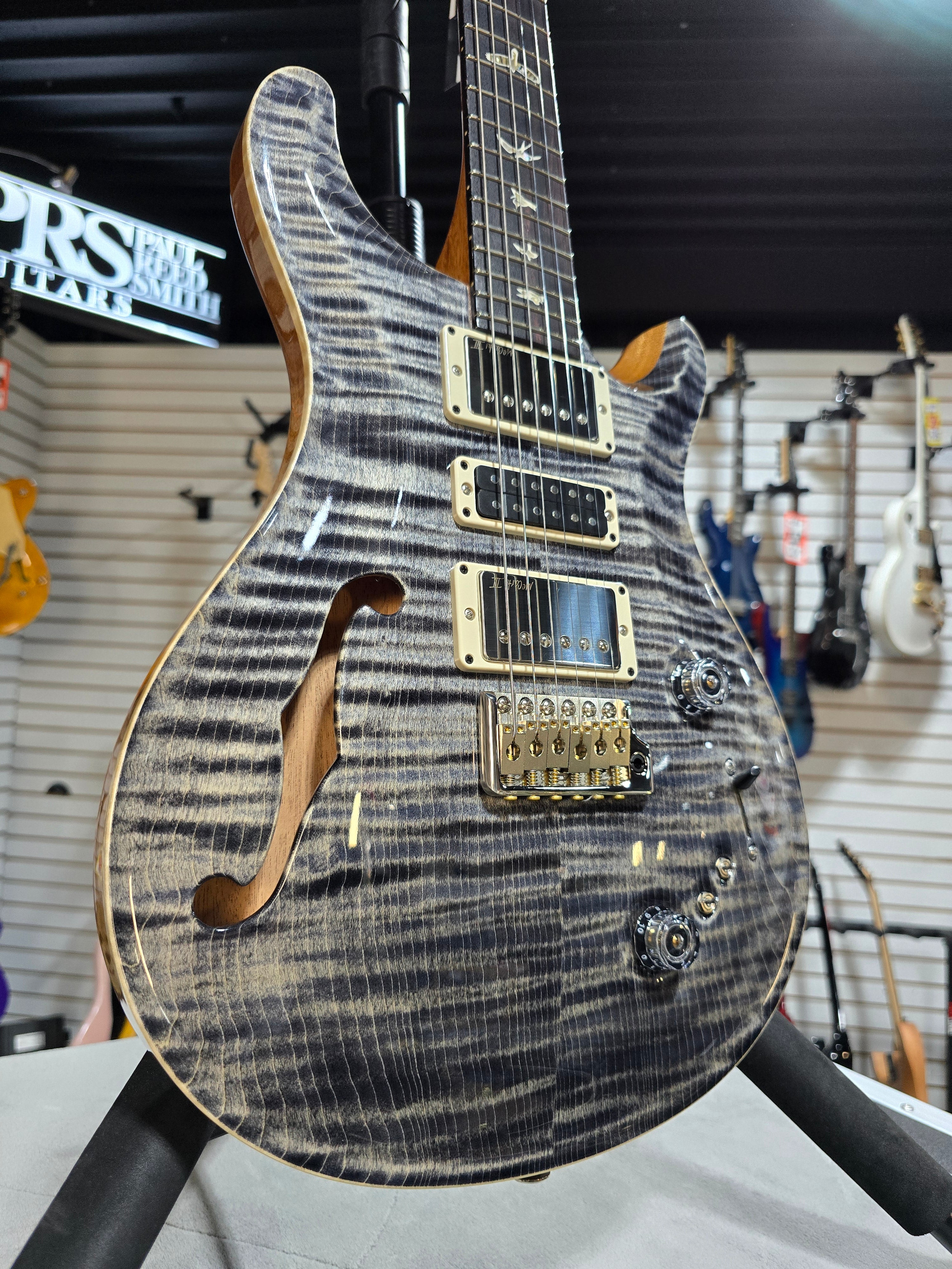 PRS Special Semi Hollow Electric Guitar - Charcoal w/OHSC & PLEK*D #615