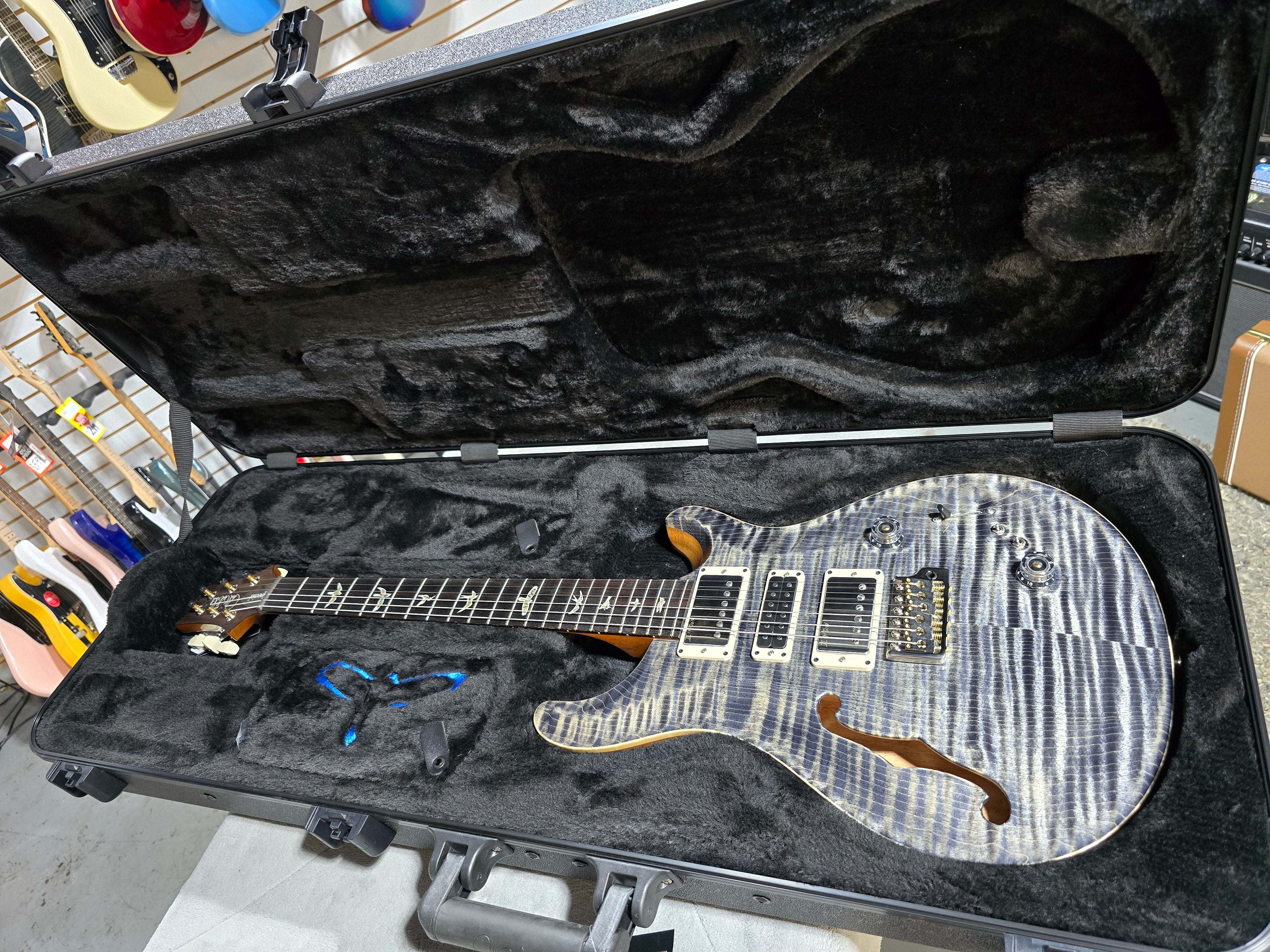 PRS Special Semi Hollow Electric Guitar - Charcoal w/OHSC & PLEK*D #615