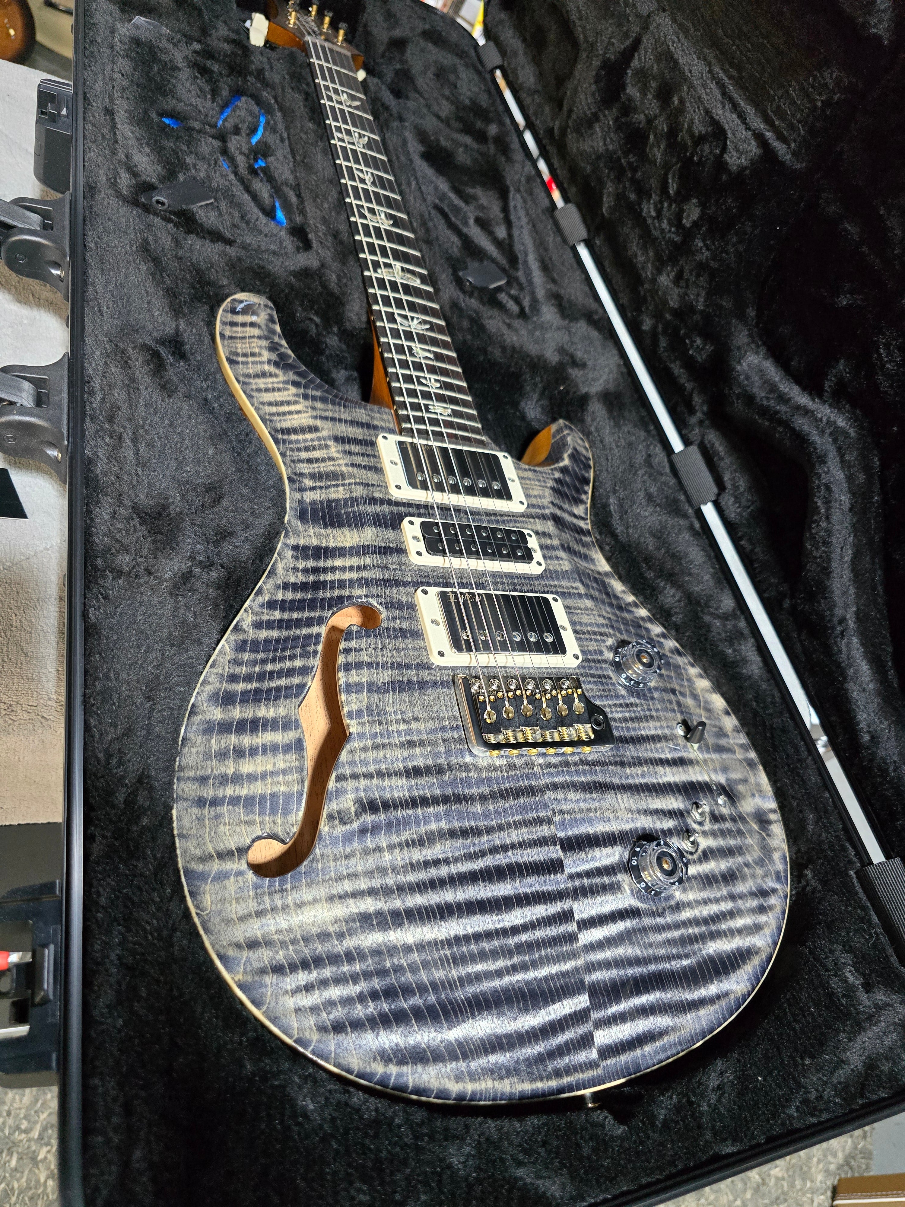 PRS Special Semi Hollow Electric Guitar - Charcoal w/OHSC & PLEK*D #615