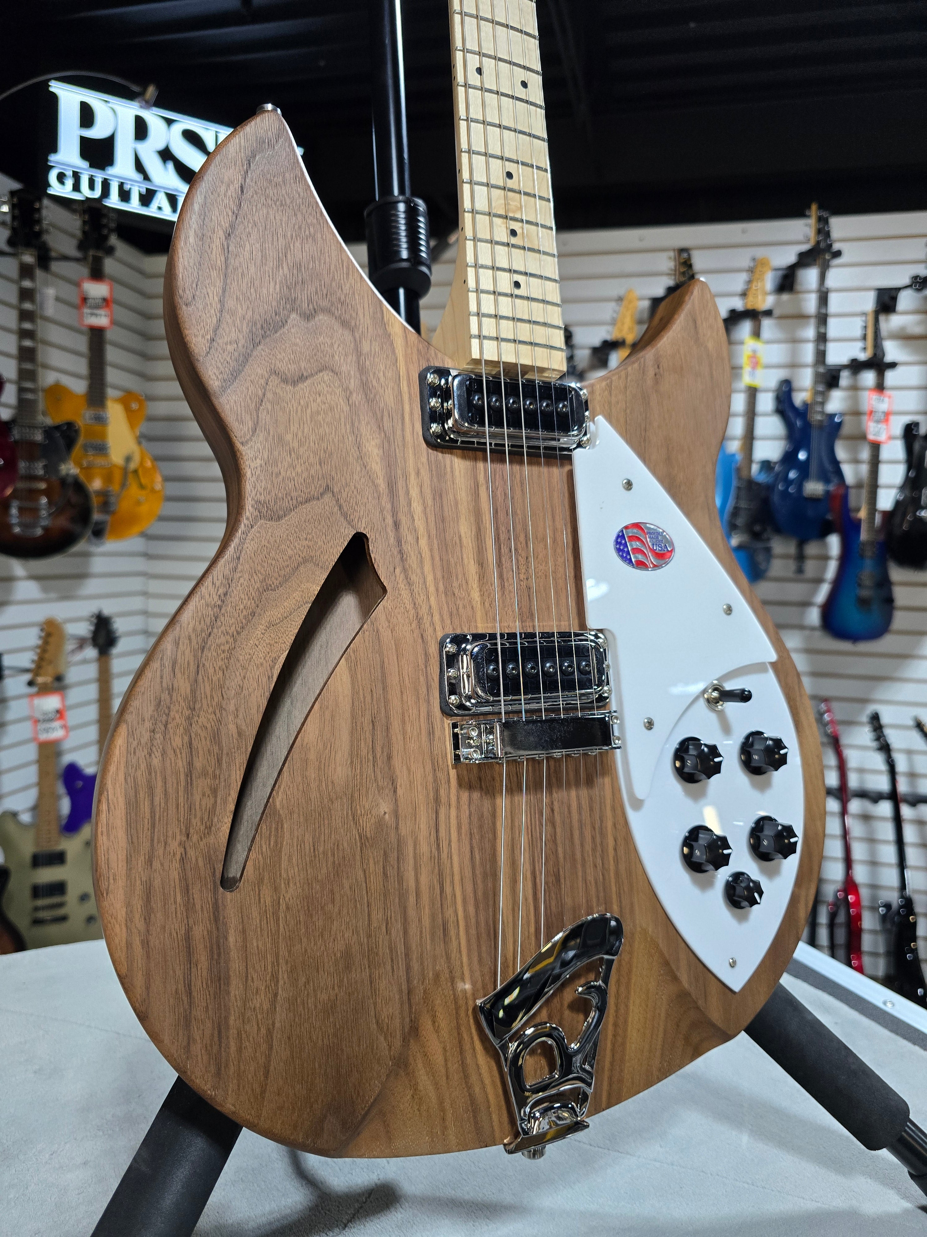 NEW Rickenbacker 330 Walnut Guitar (2025) w/ Ric OHSC #785