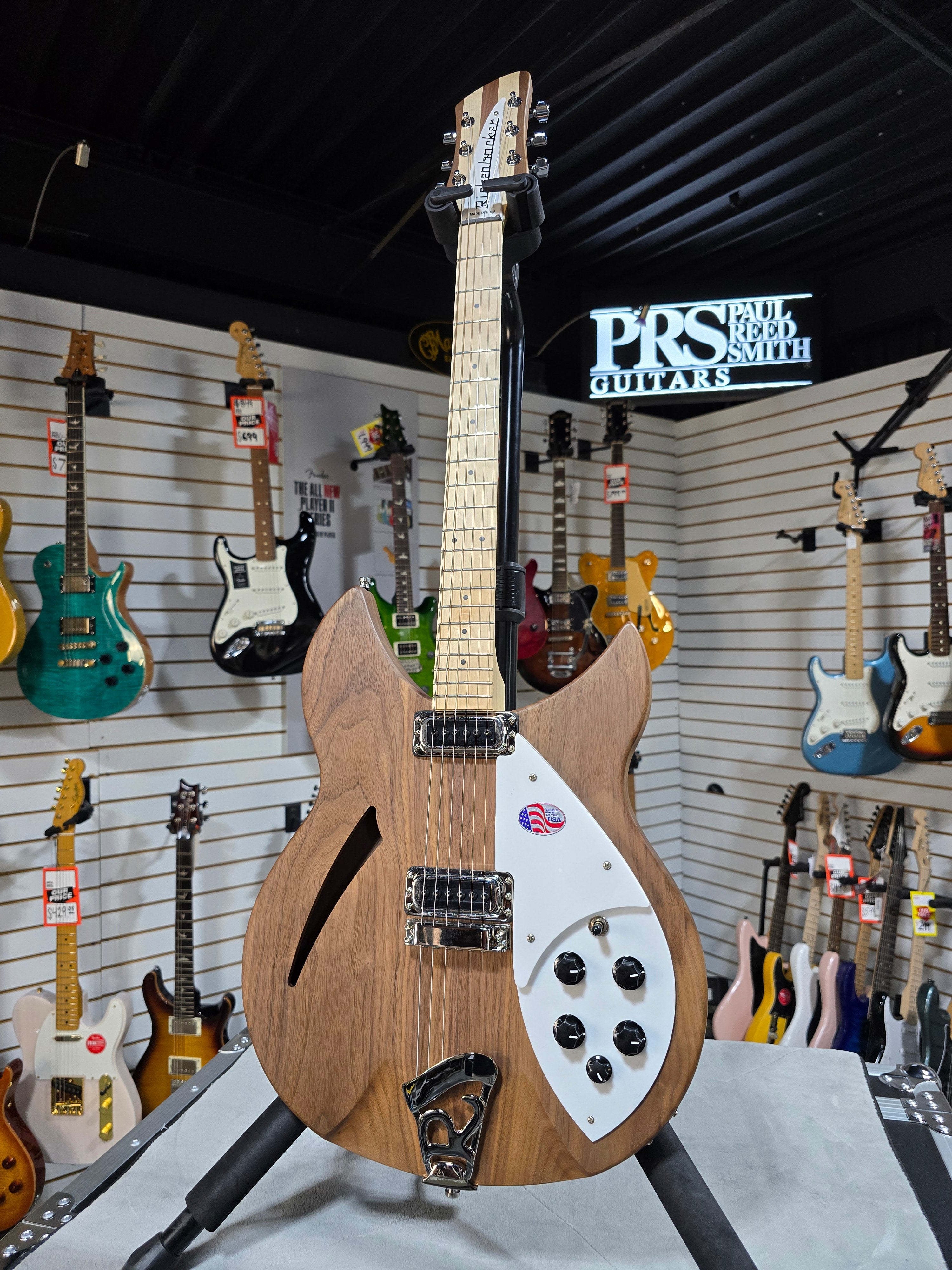 NEW Rickenbacker 330 Walnut Guitar (2025) w/ Ric OHSC #785