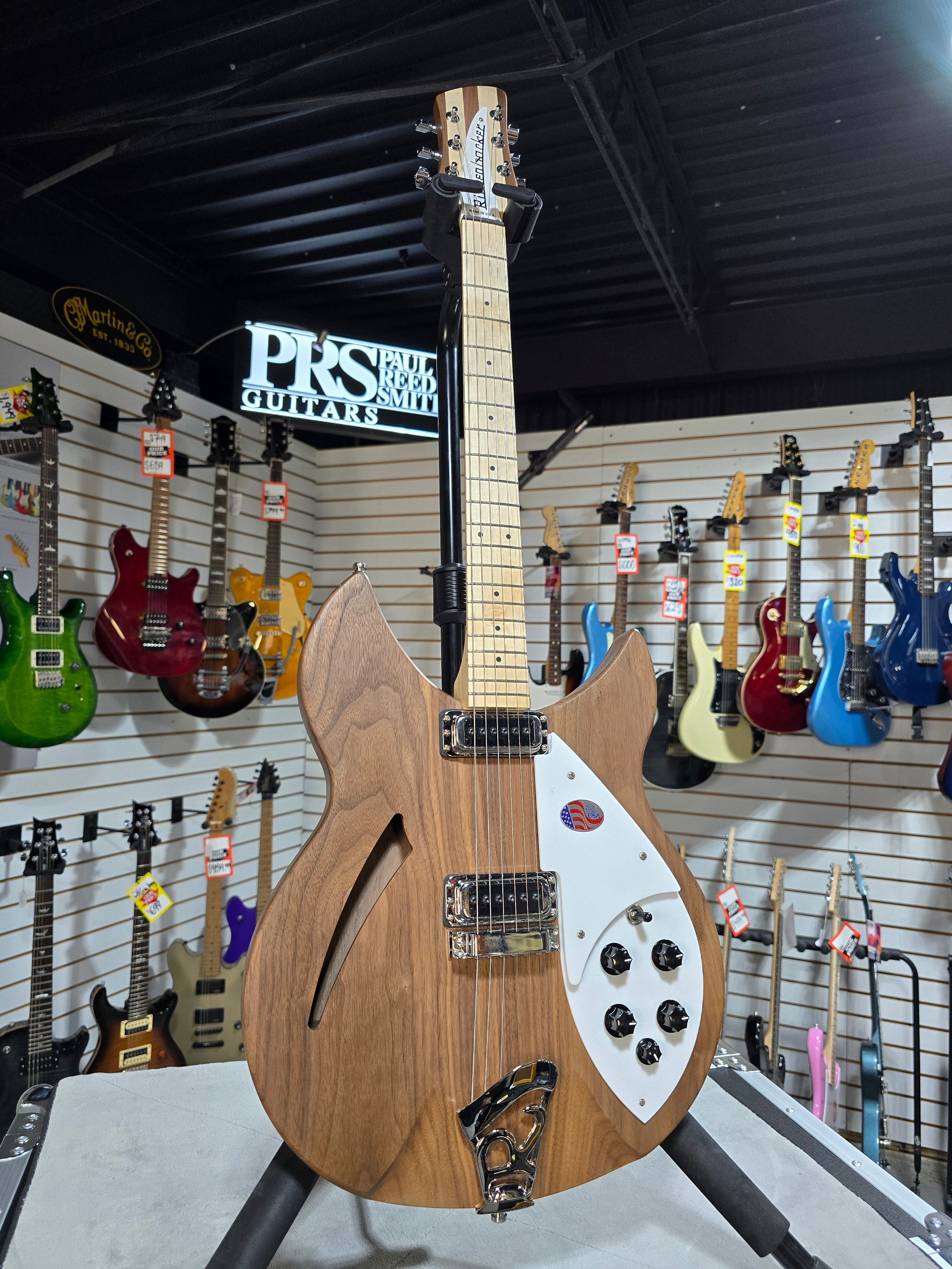 NEW Rickenbacker 330 Walnut Guitar (2025) w/ Ric OHSC #785