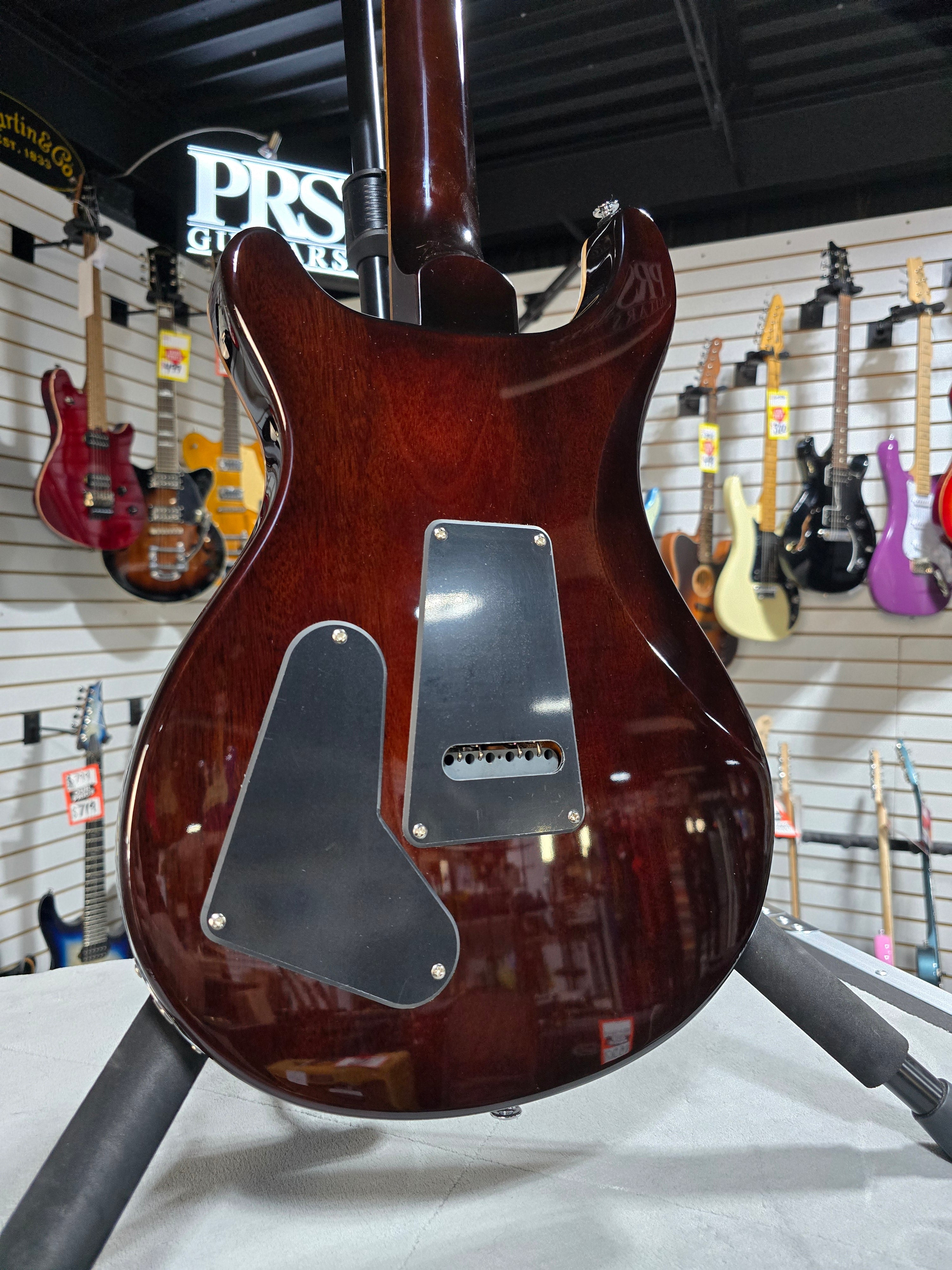 PRS SE Studio Electric Guitar - Orange Tiger Smokeburst w/Gig Bag & PLEK*D #434