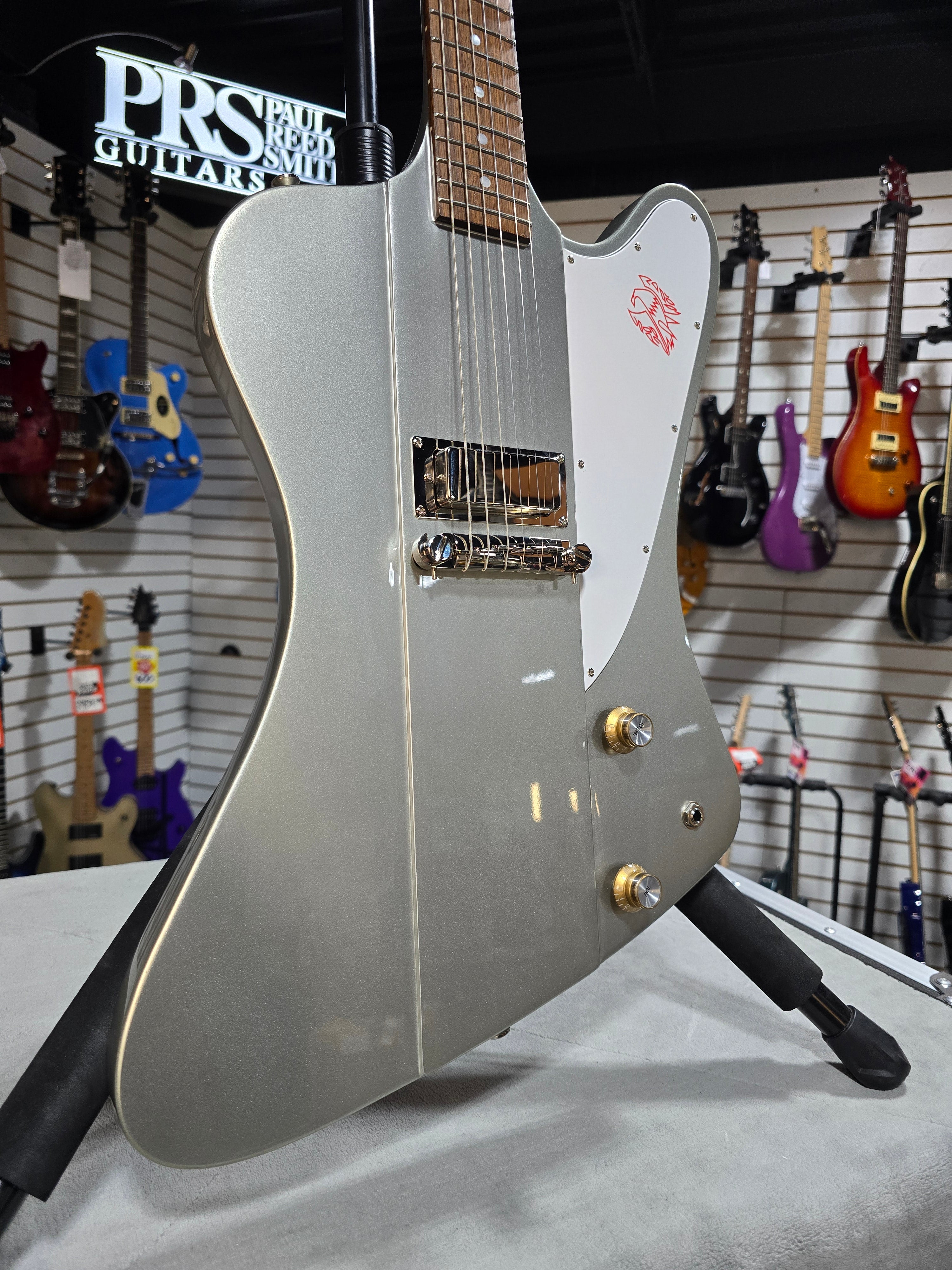 Epiphone 1963 Firebird I - Silver Mist W/ OHSC & PLEK*D #154