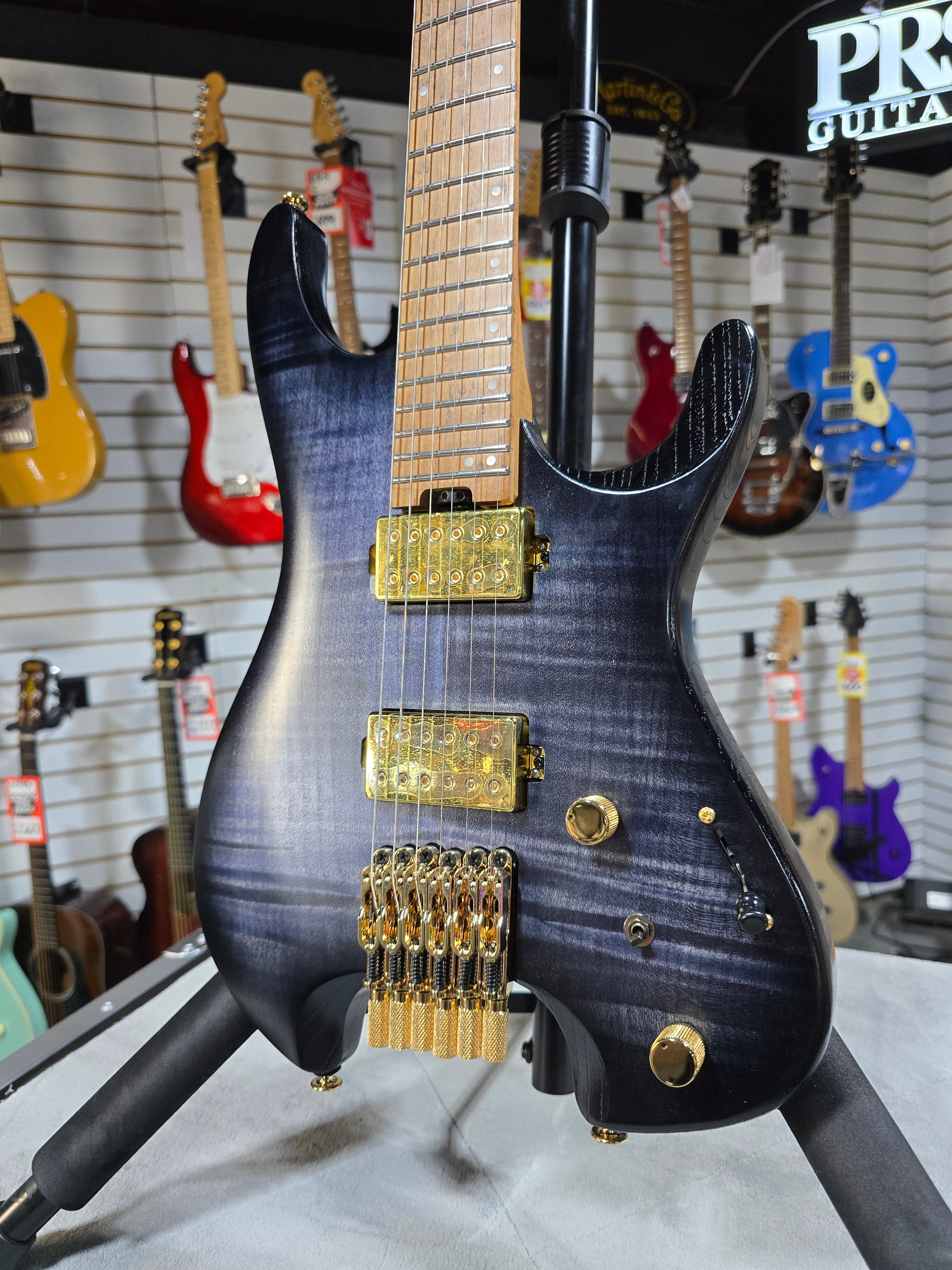 Ibanez Q52FMG - Deep Twilight Burst Low Gloss w/ Gig Bag & PLEK*D #101