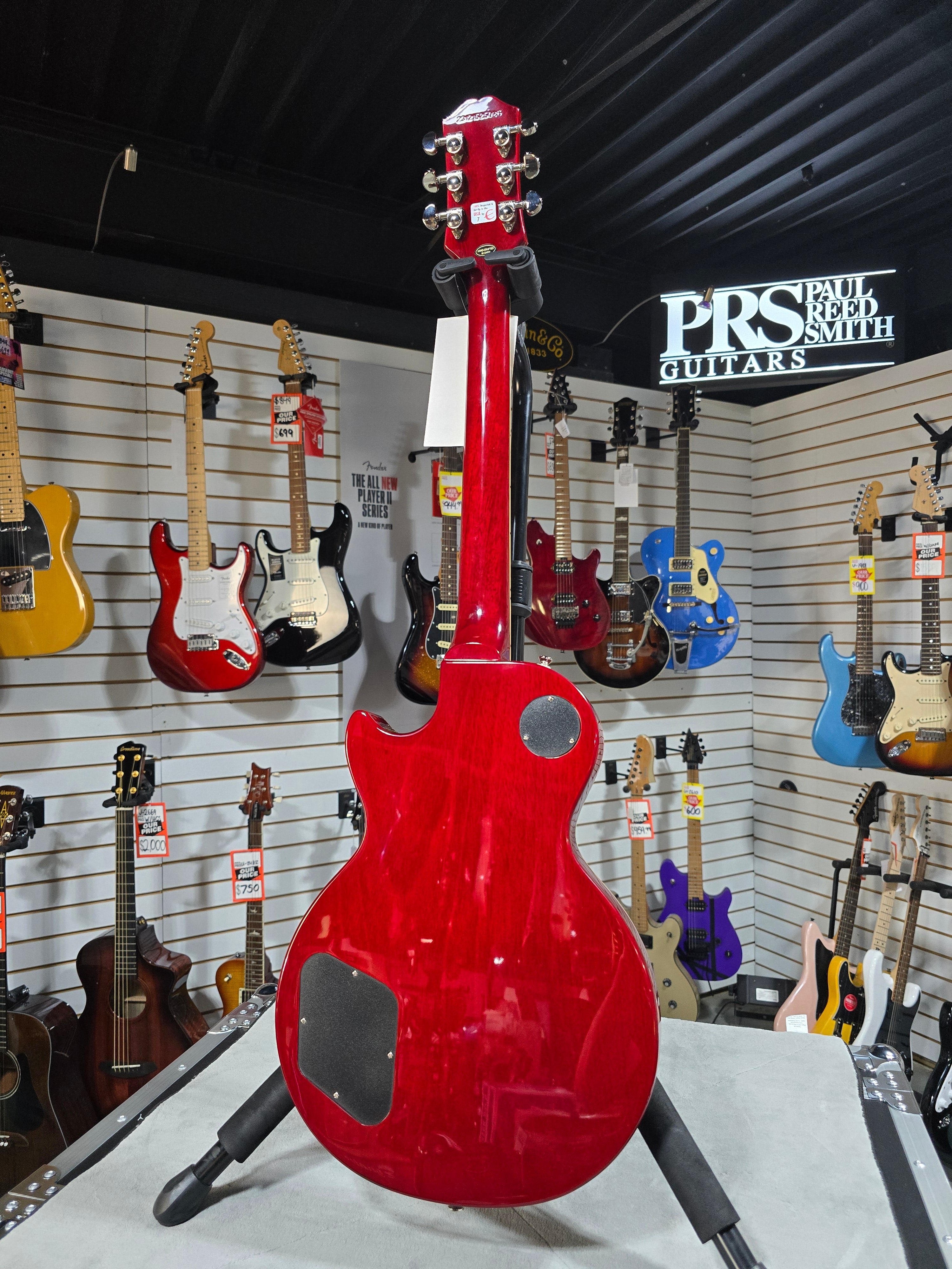 Epiphone Les Paul Standard - Washed Cherry Sunburst w/ Gig Bag & PLEK*D #026