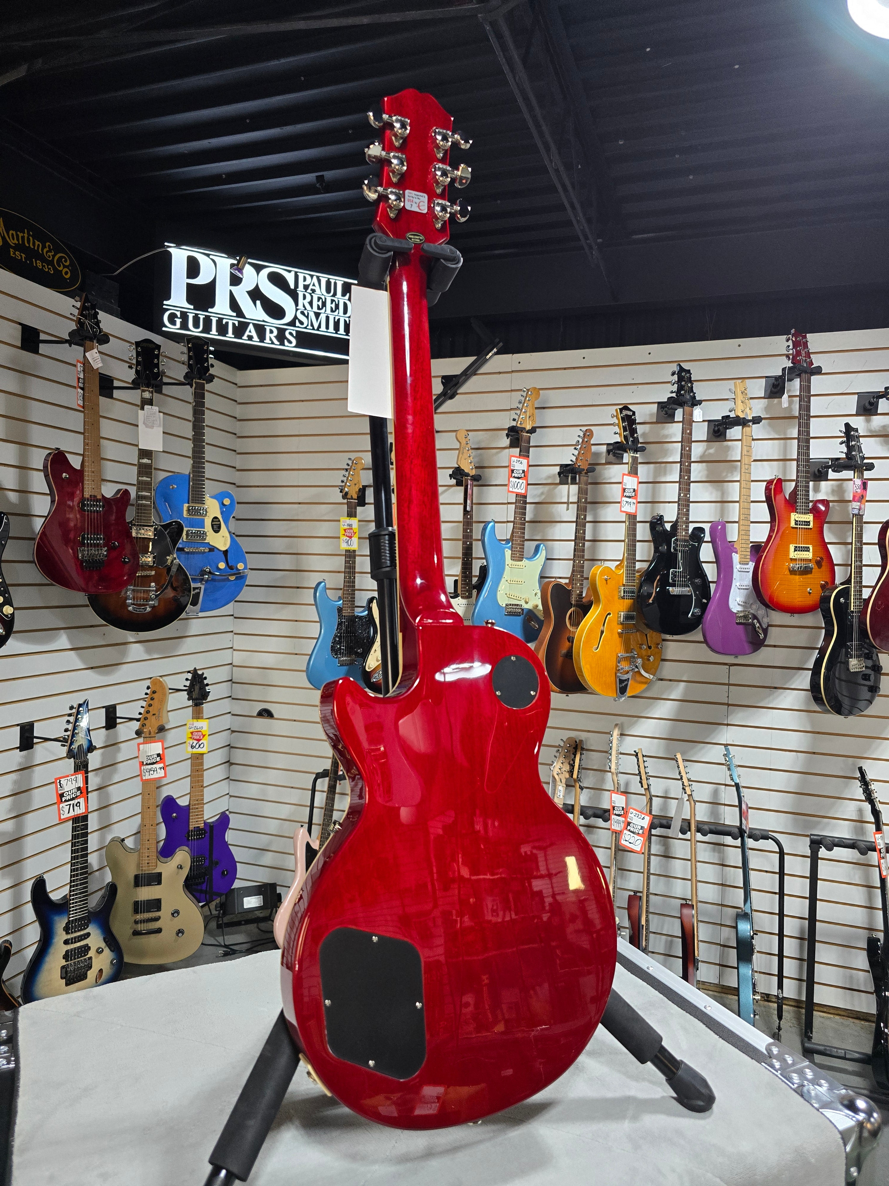 Epiphone Les Paul Standard - Washed Cherry Sunburst w/ Gig Bag & PLEK*D #026