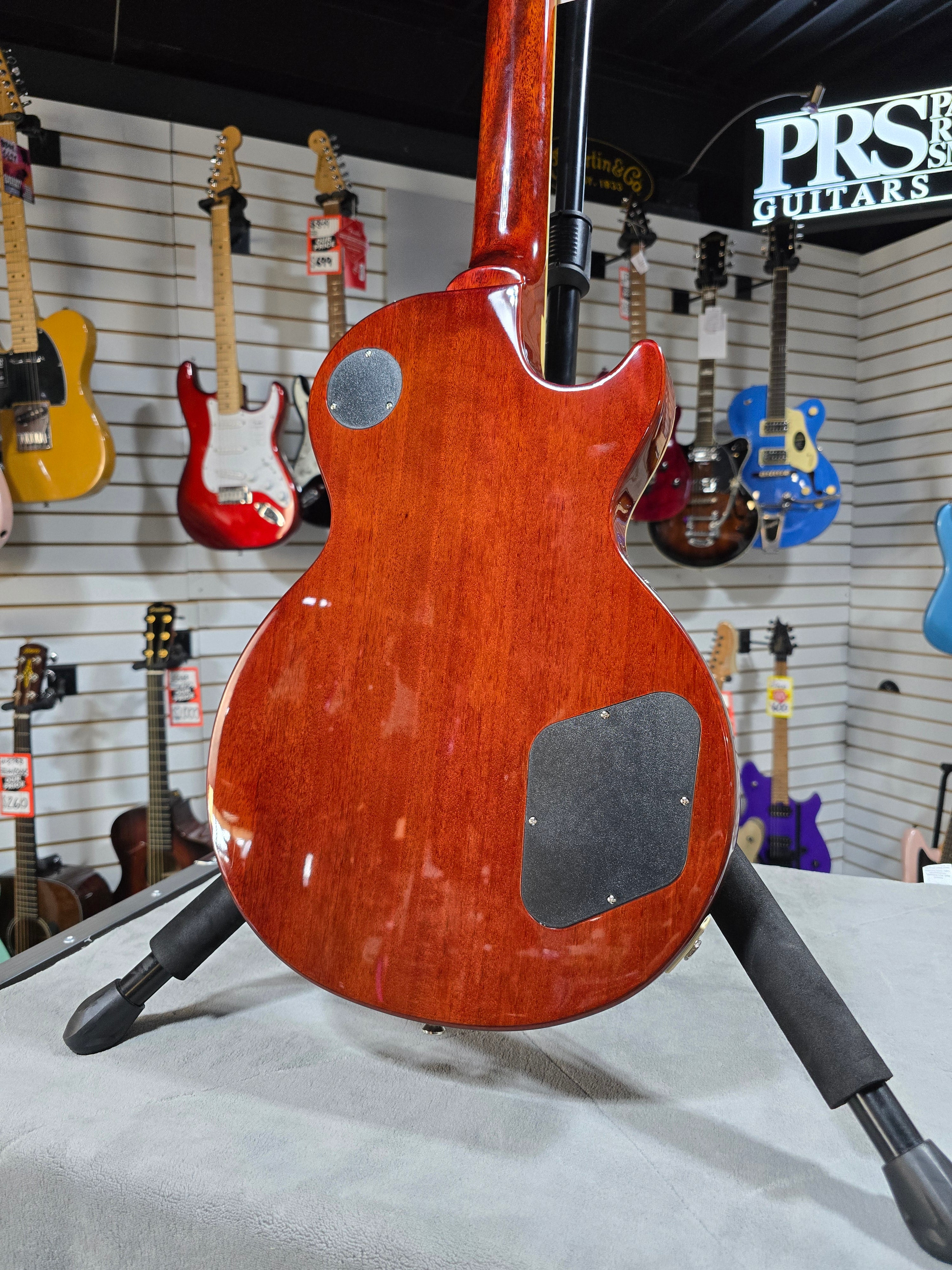 Epiphone Les Paul Standard 50s Left Handed Electric Guitar - Washed Cherry Sunburst w/ Gig Bag & PLEK*D #276