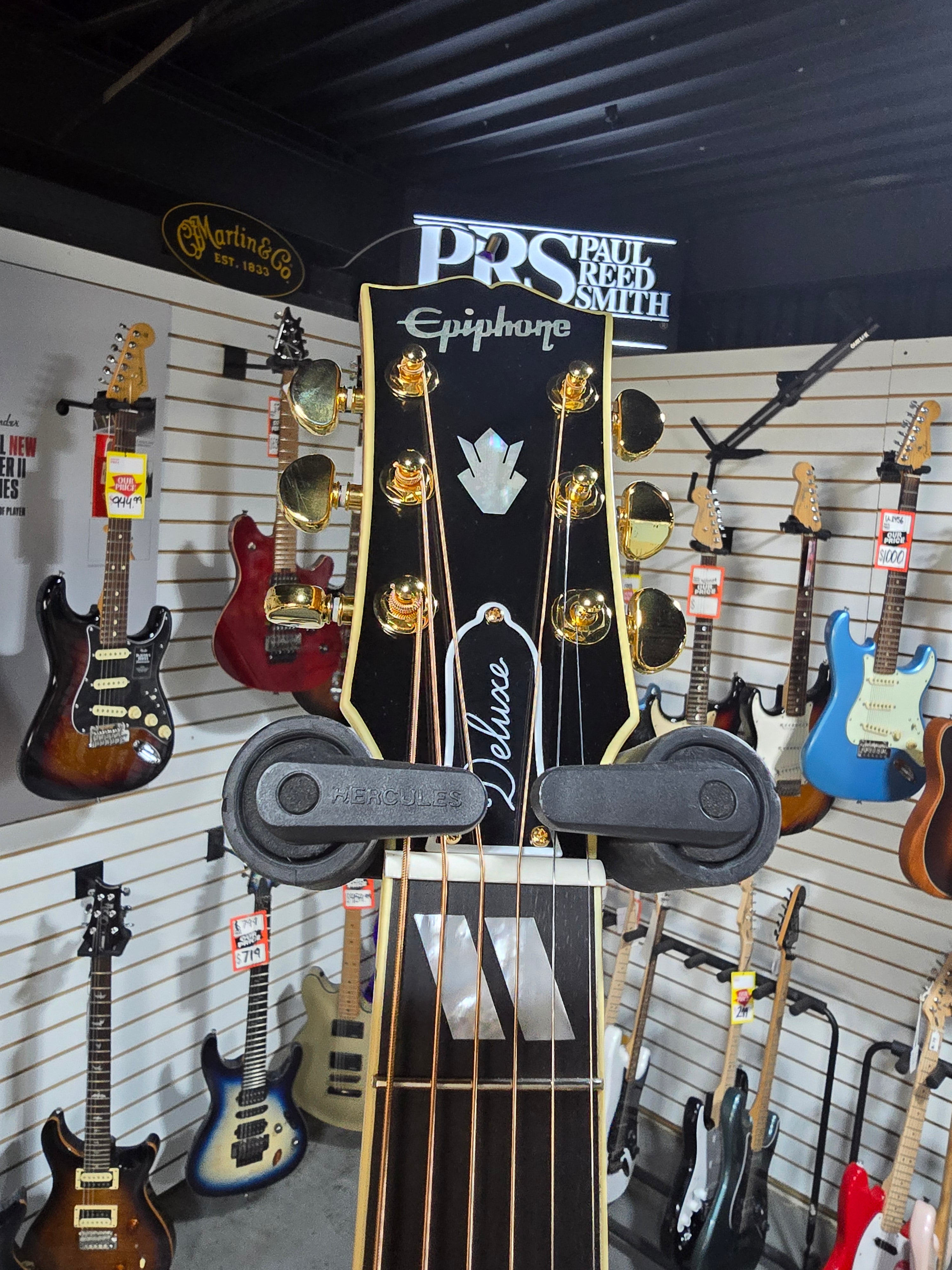 Epiphone Hummingbird Deluxe EC - Autumn Burst w/ OSSC & PLEK*D #867