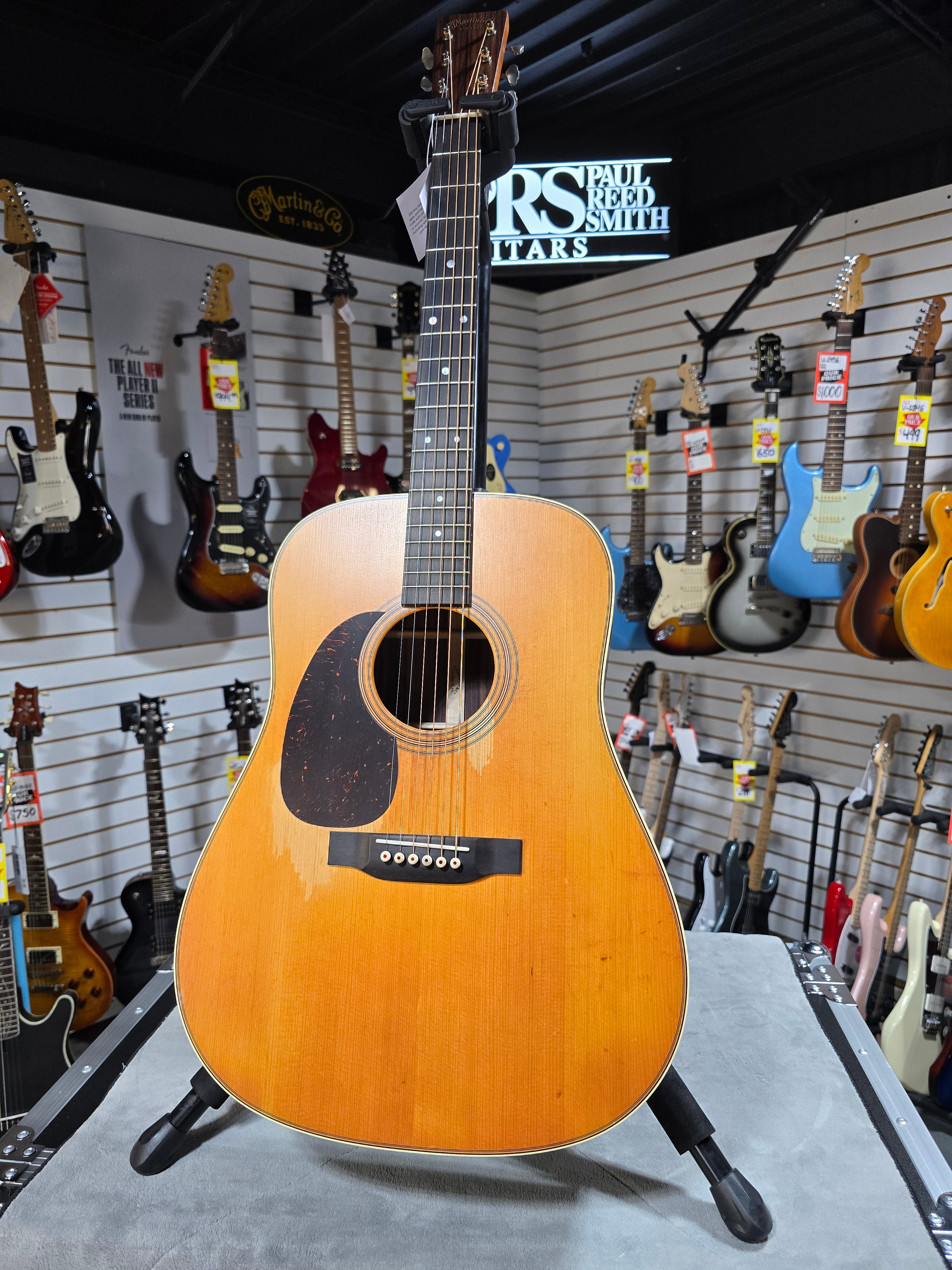 Martin D-28 Street Legend Standard Series Left Handed Acoustic Guitar - Custom Ink (2025) w/OHSC & PLEK*D #978