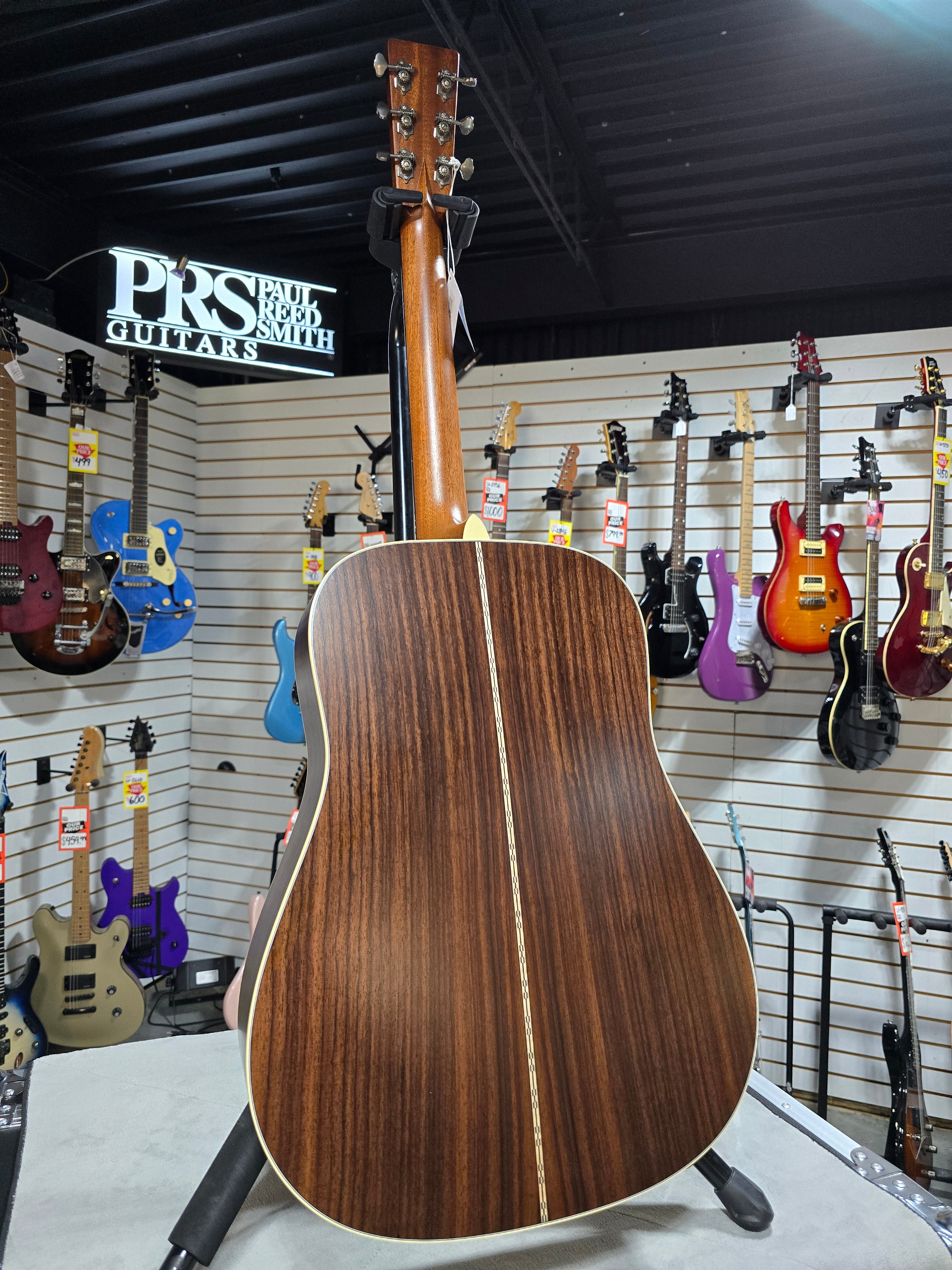 Martin D-28 Street Legend Standard Series Left Handed Acoustic Guitar - Custom Ink (2025) w/OHSC & PLEK*D #978