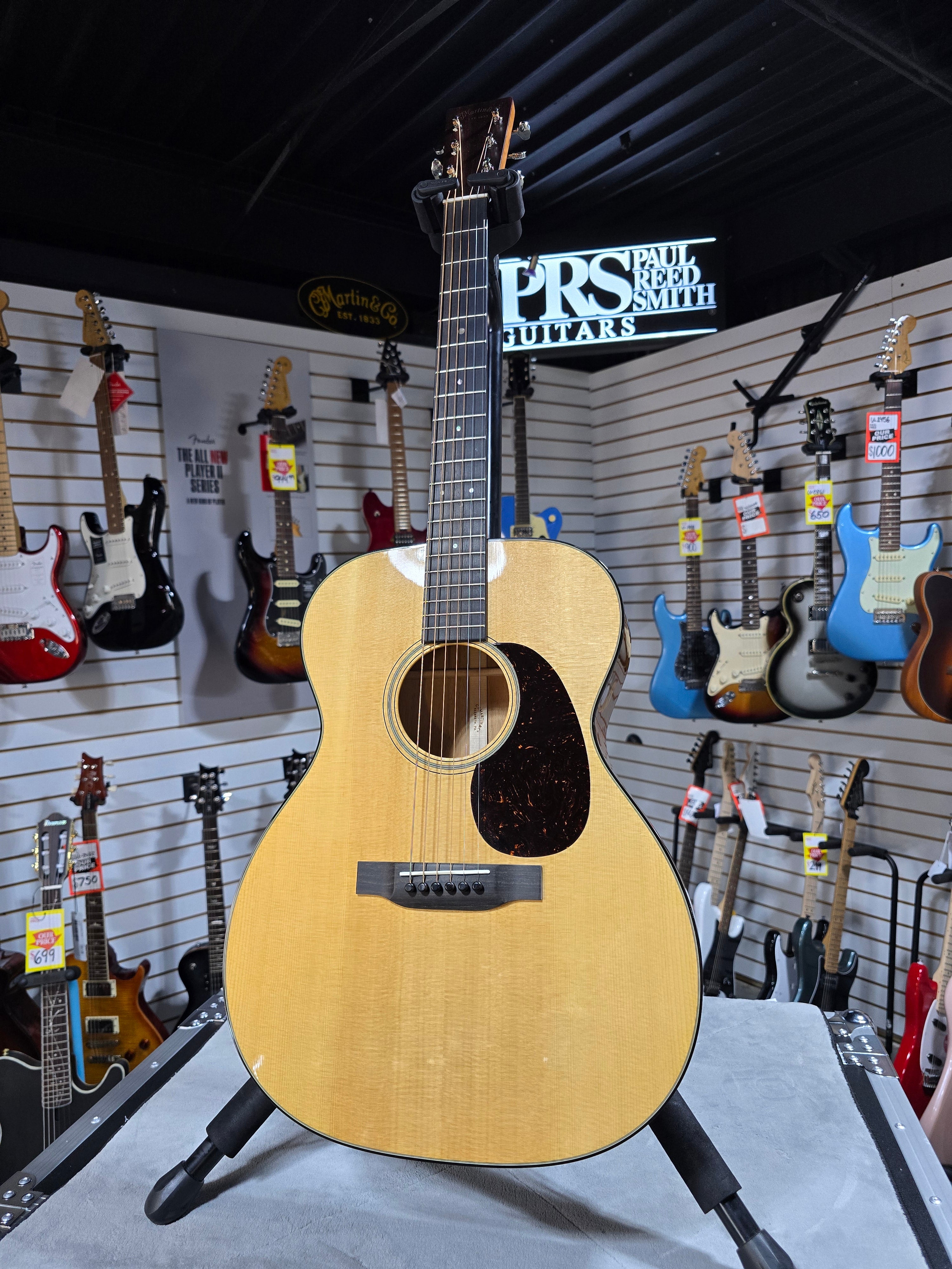 2025 Martin 000-18 Standard Series Acoustic Guitar - Natural Aging Toner w/ OHSC & PLEK*D #604