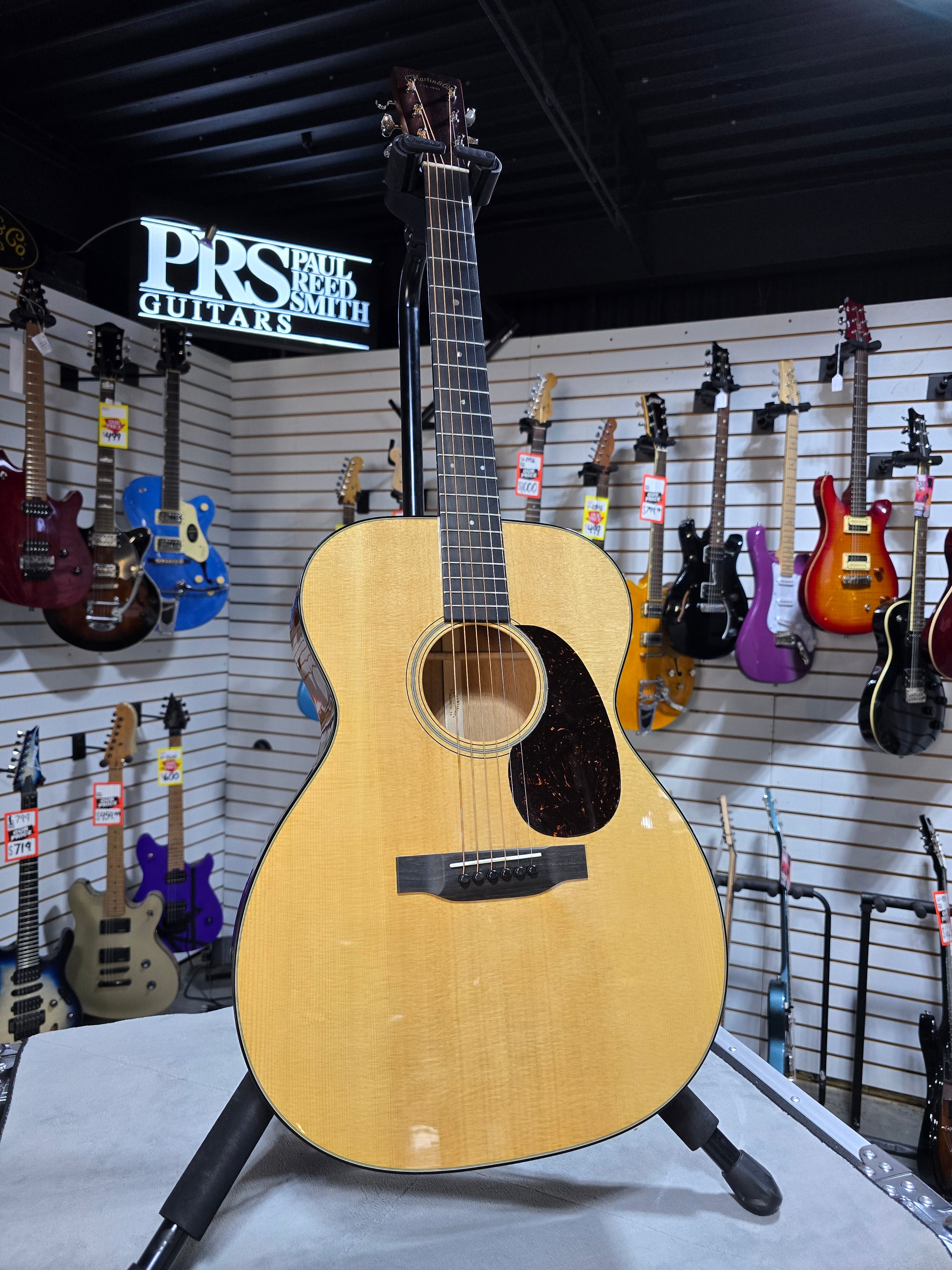 2025 Martin 000-18 Standard Series Acoustic Guitar - Natural Aging Toner w/ OHSC & PLEK*D #604