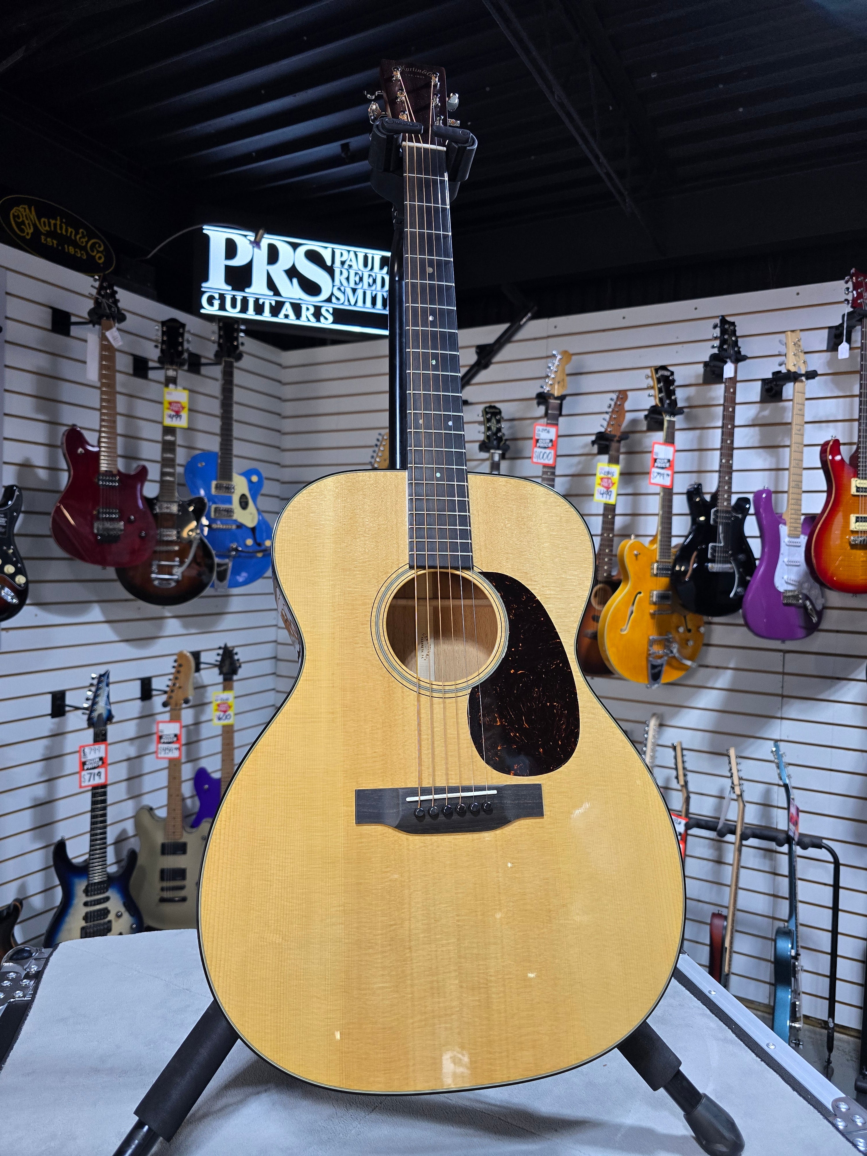 2025 Martin 000-18 Standard Series Acoustic Guitar - Natural Aging Toner w/ OHSC & PLEK*D #604
