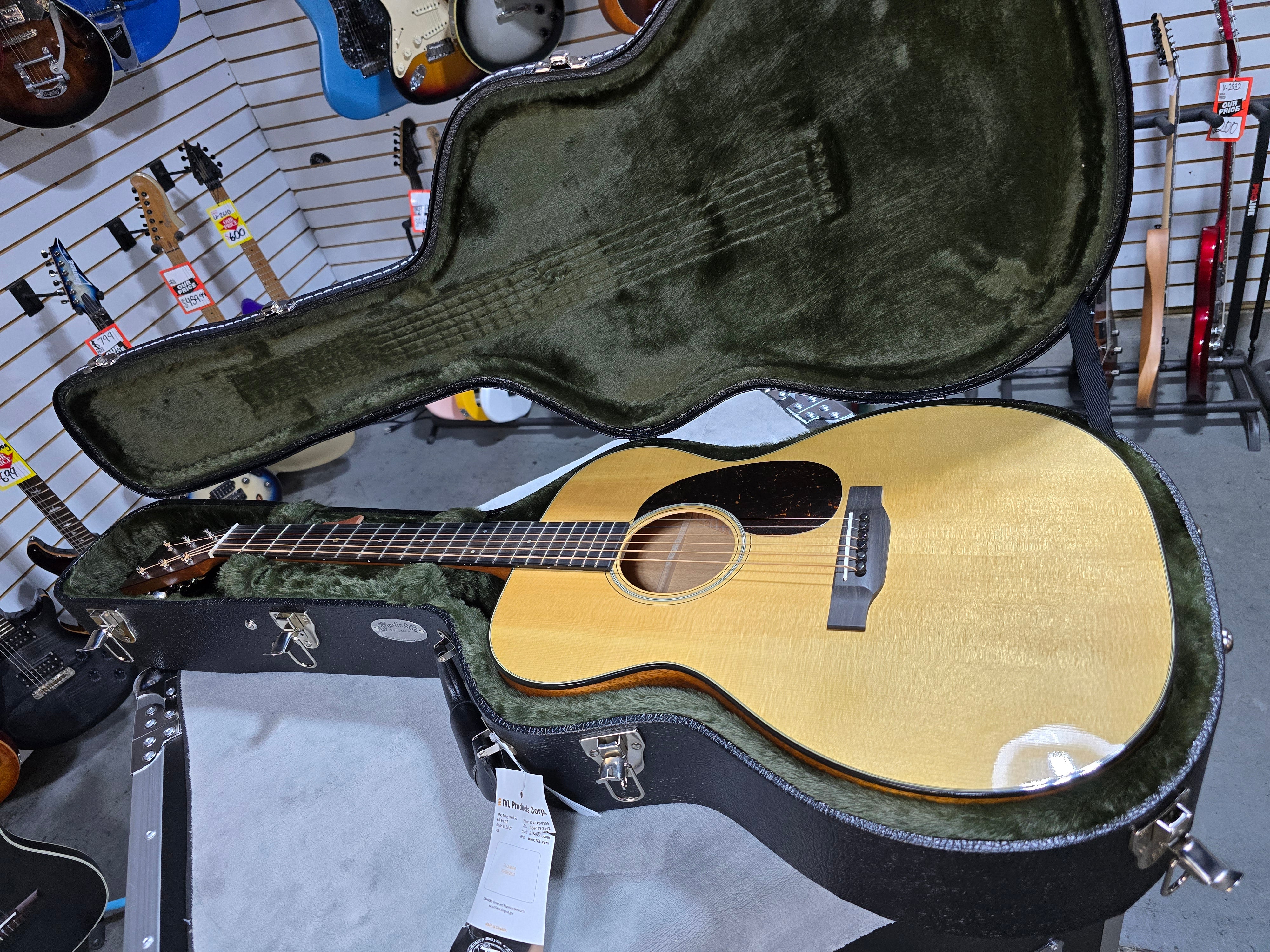 2025 Martin 000-18 Standard Series Acoustic Guitar - Natural Aging Toner w/ OHSC & PLEK*D #604