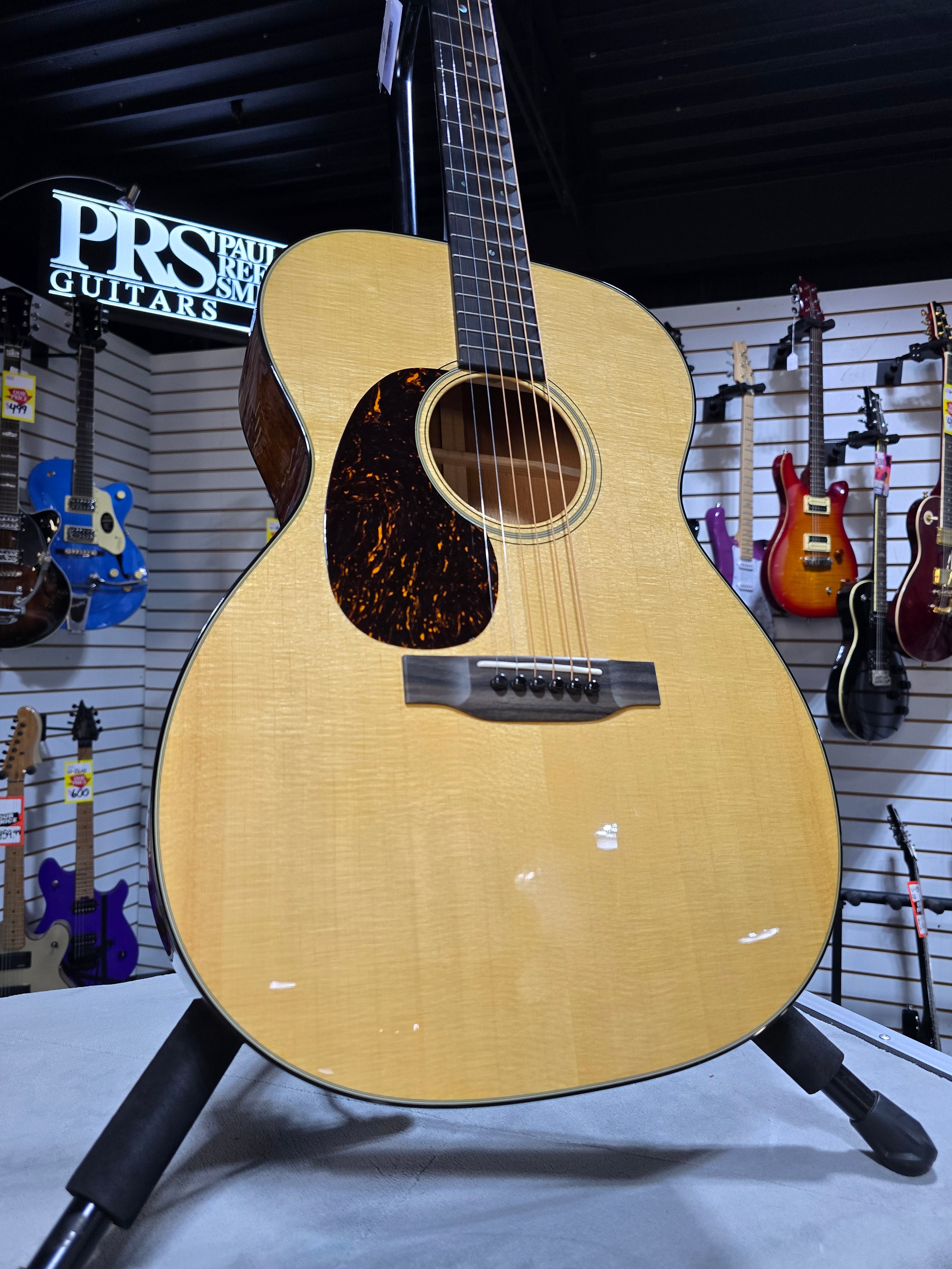 2025 Martin 000-18 Standard Series Left Handed Acoustic Guitar - Natural Aging Toner w/ OHSC & PLEK*D #839
