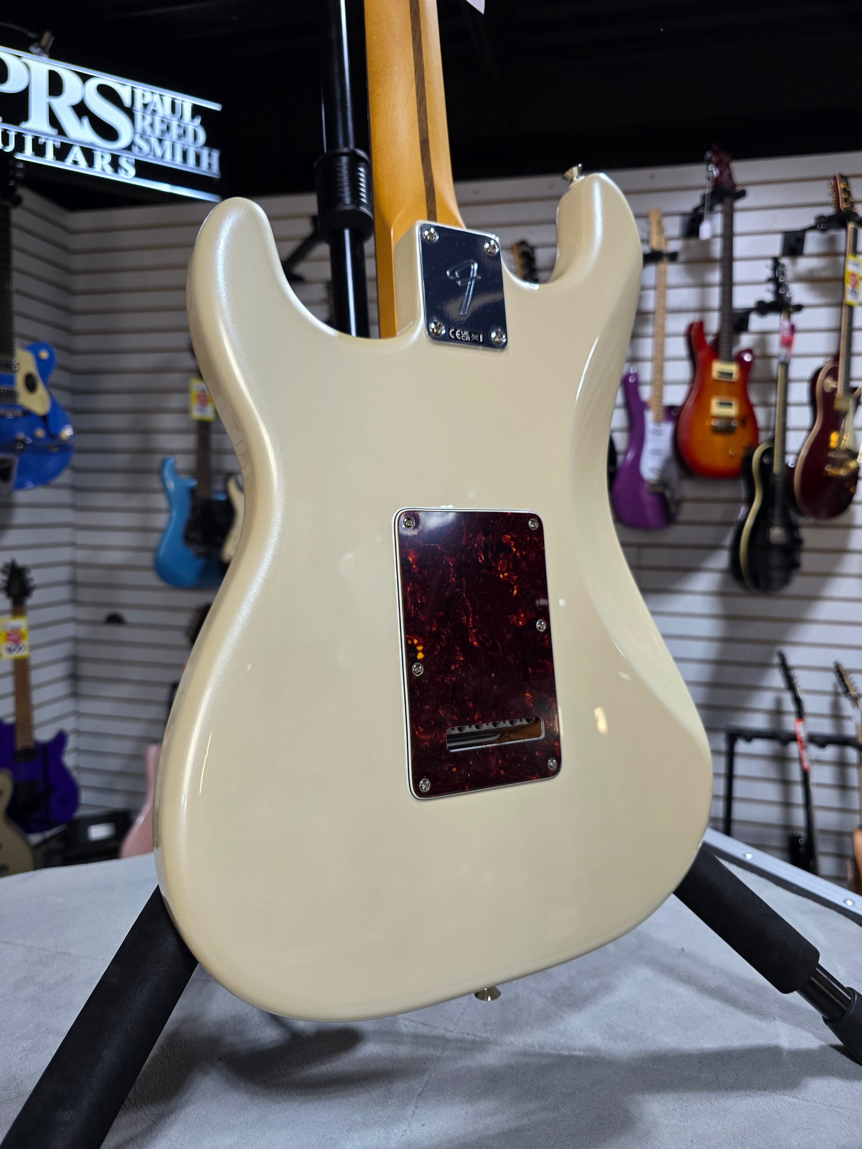 Fender Player II Modified Stratocaster 2025 Electric Guitar - Olympic Pearl w/ Gig Bag & PLEK*D #547