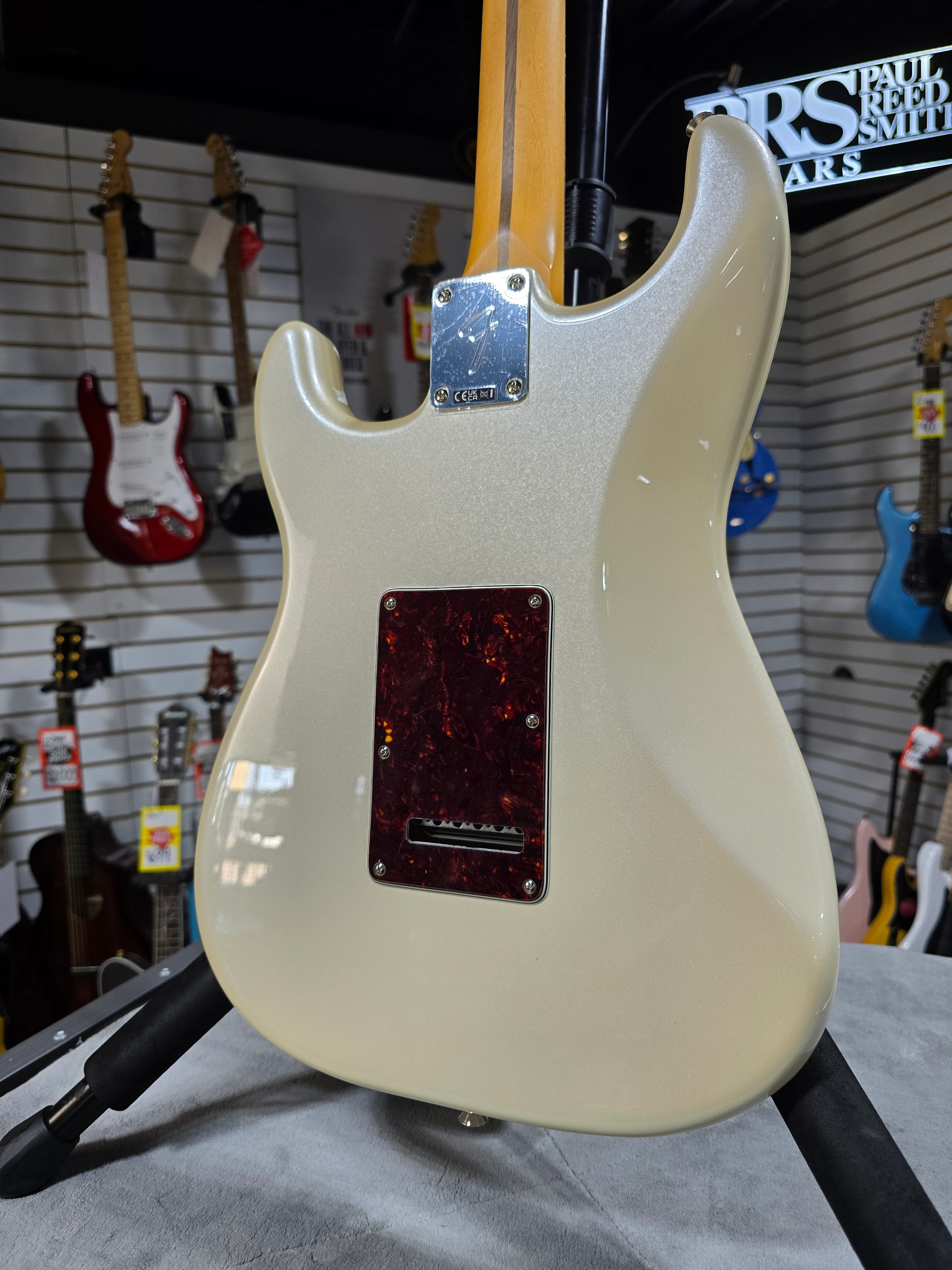 Fender Player II Modified Stratocaster 2025 Electric Guitar - Olympic Pearl w/ Gig Bag & PLEK*D #547