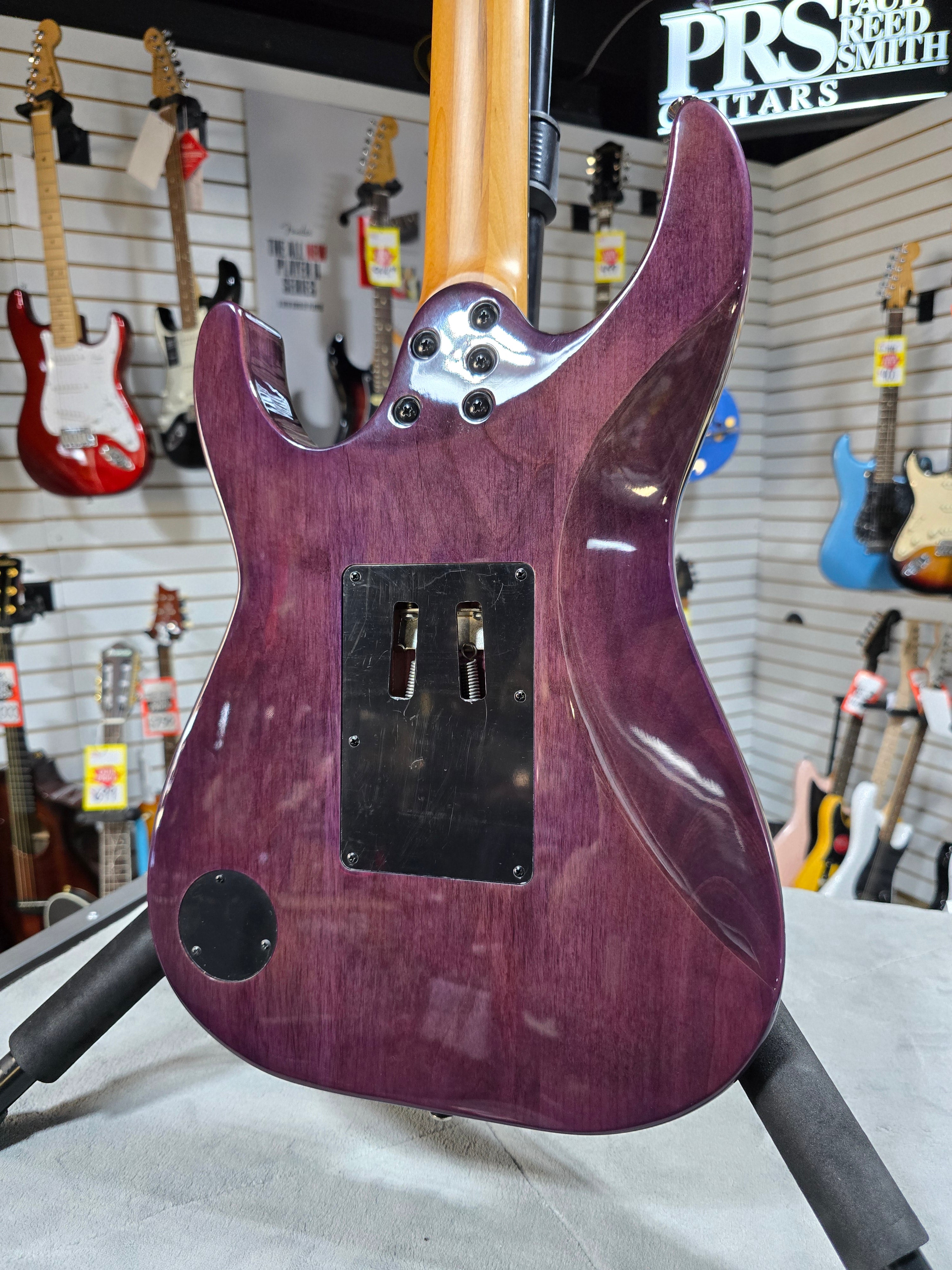 Kramer Volante Quilt HHFR - Ultraviolet Burst w/ Gig Bag & PLEK*D #978
