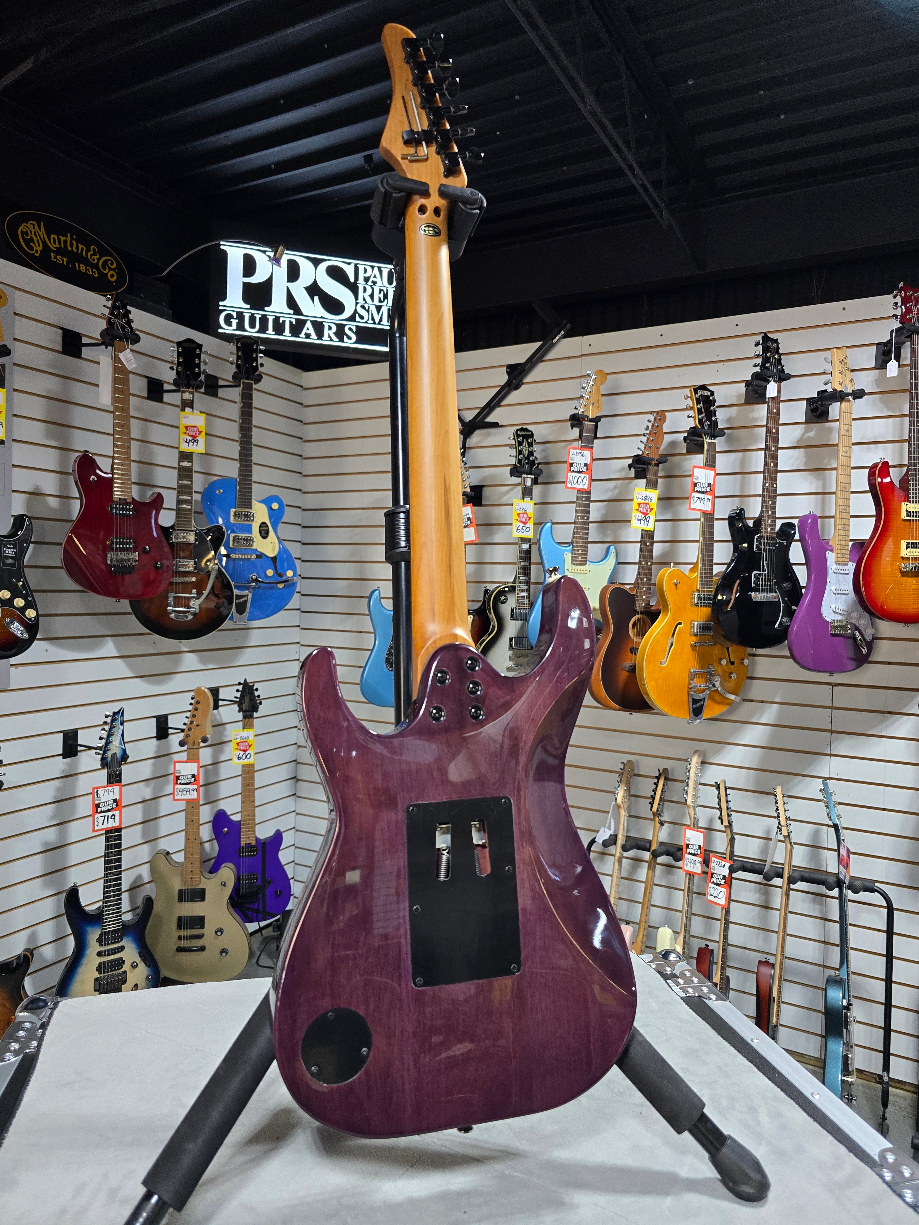 Kramer Volante Quilt HHFR - Ultraviolet Burst w/ Gig Bag & PLEK*D #978
