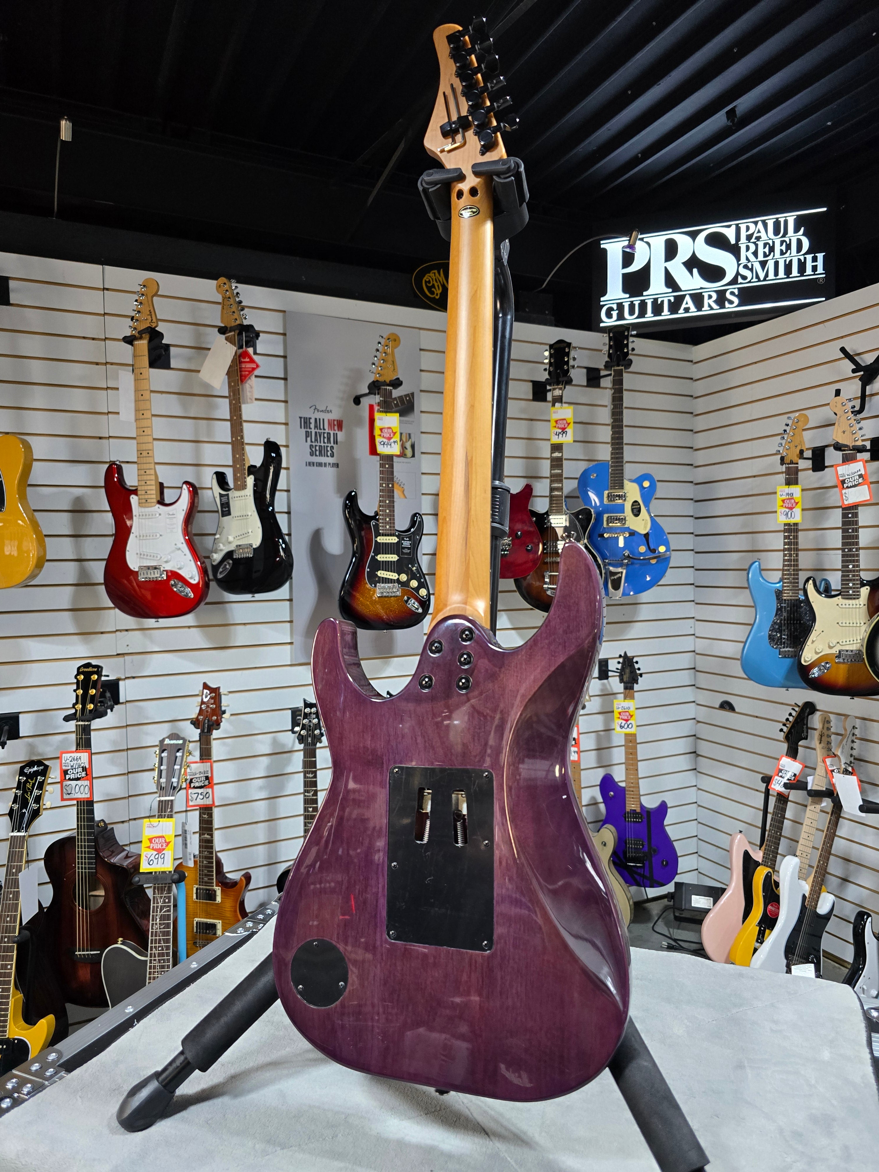 Kramer Volante Quilt HHFR - Ultraviolet Burst w/ Gig Bag & PLEK*D #978