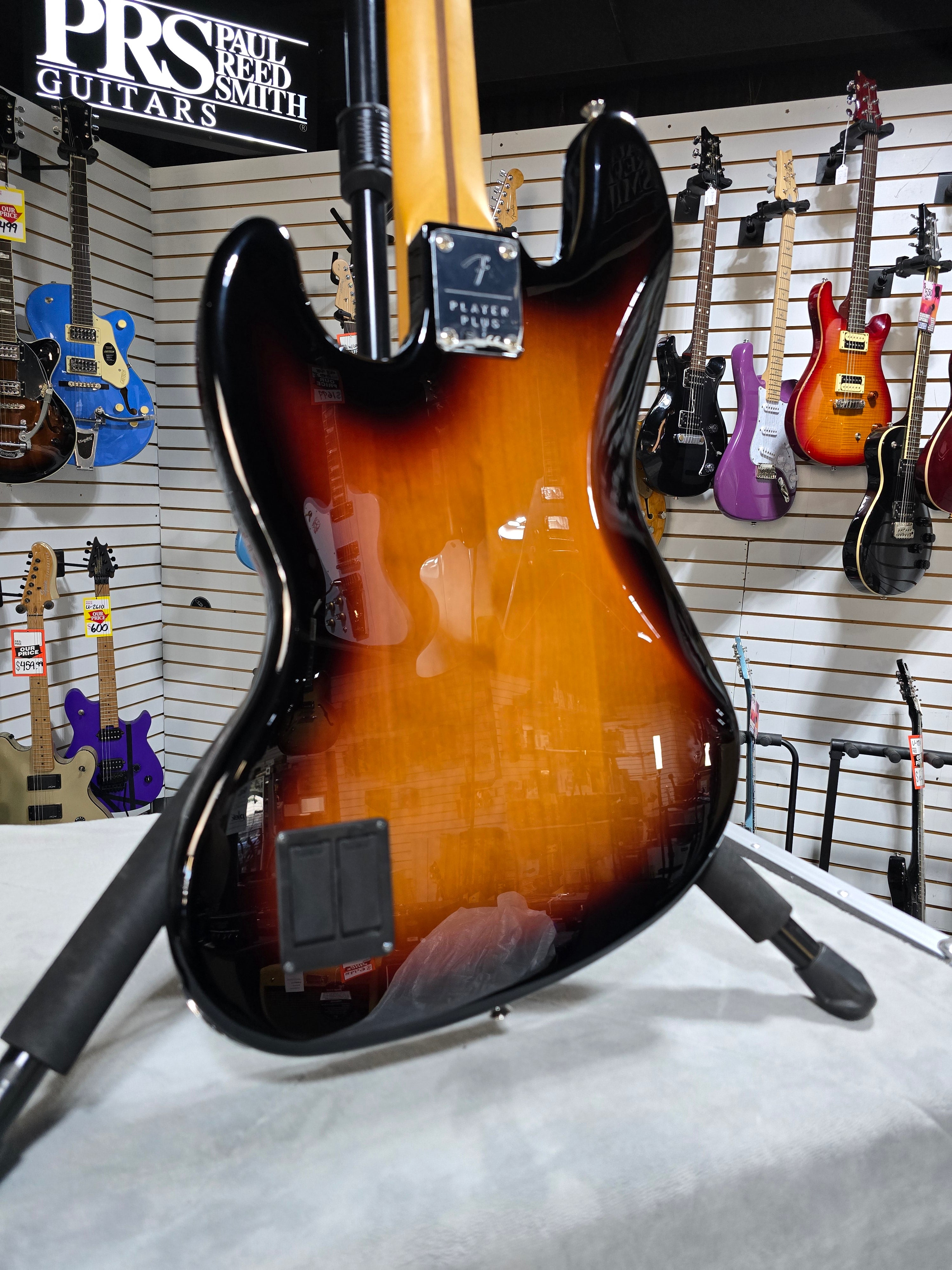Fender Player Plus Active Jazz Bass - 3 Tone Sunburst w/ Gig Bag & PKEK*D #195