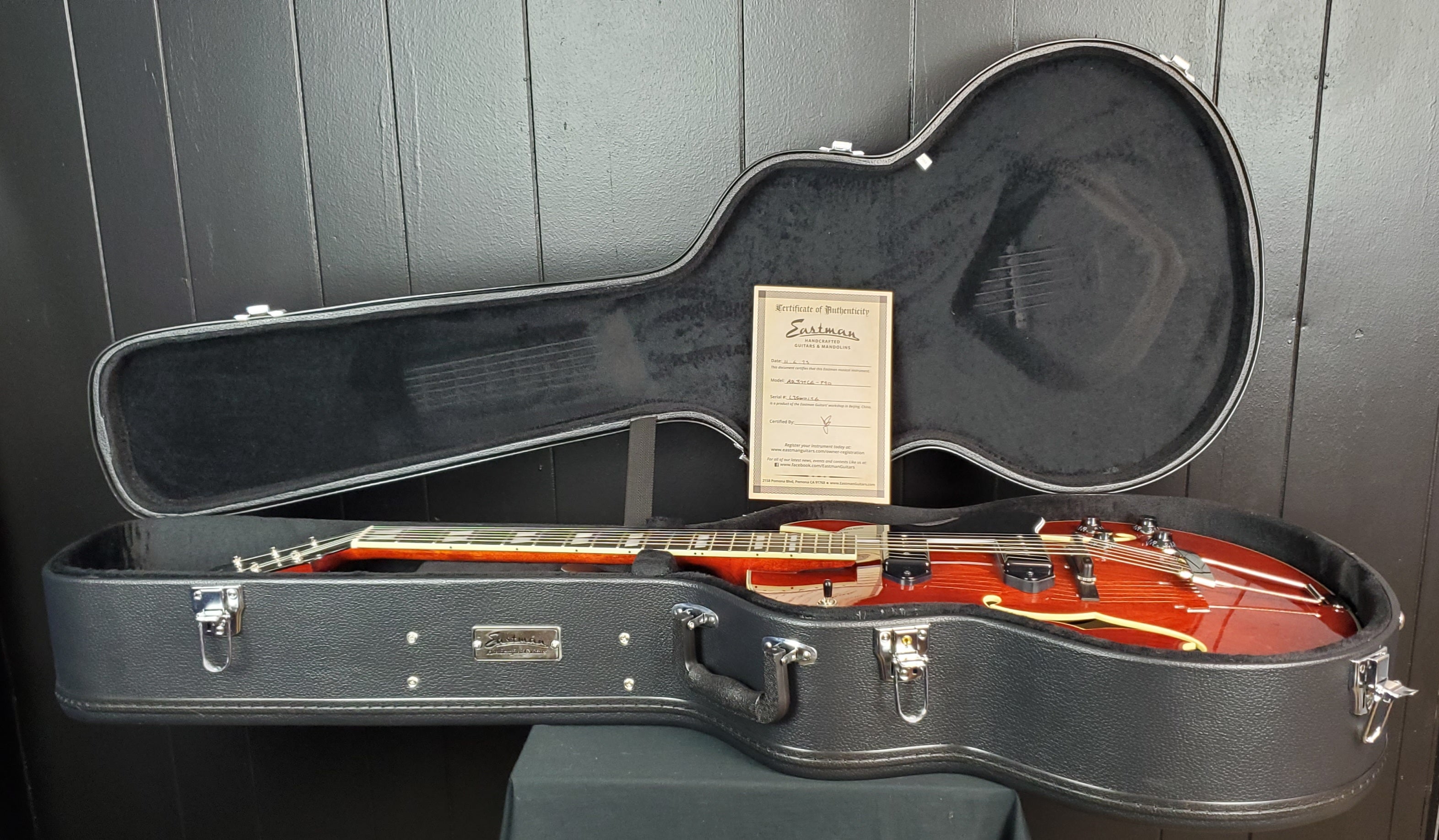 Eastman Guitars AR372CE-P90 Archtop Hollowbody Electric Guitar - Classic, #156