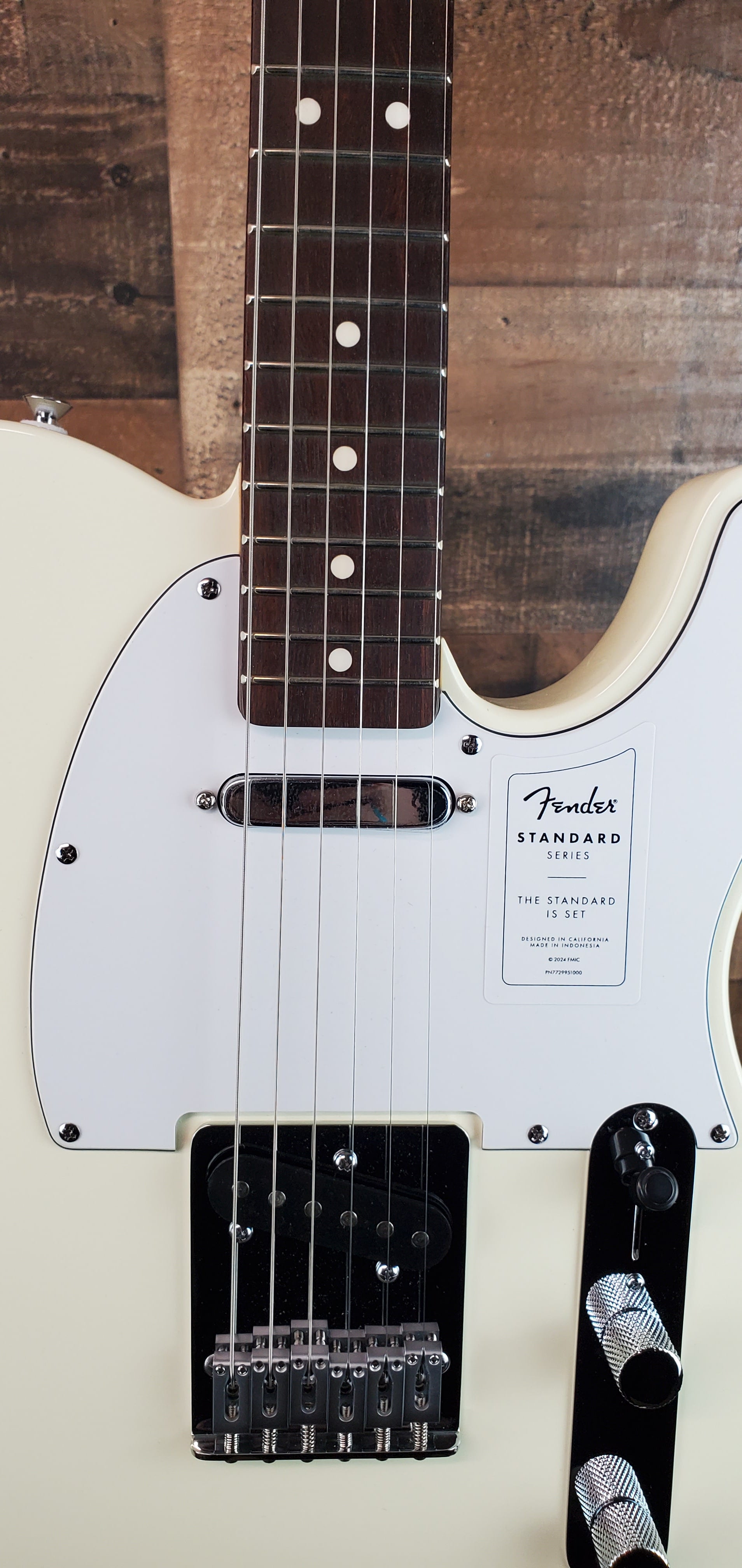 Fender Standard Telecaster Electric Guitar - Olympic White 744