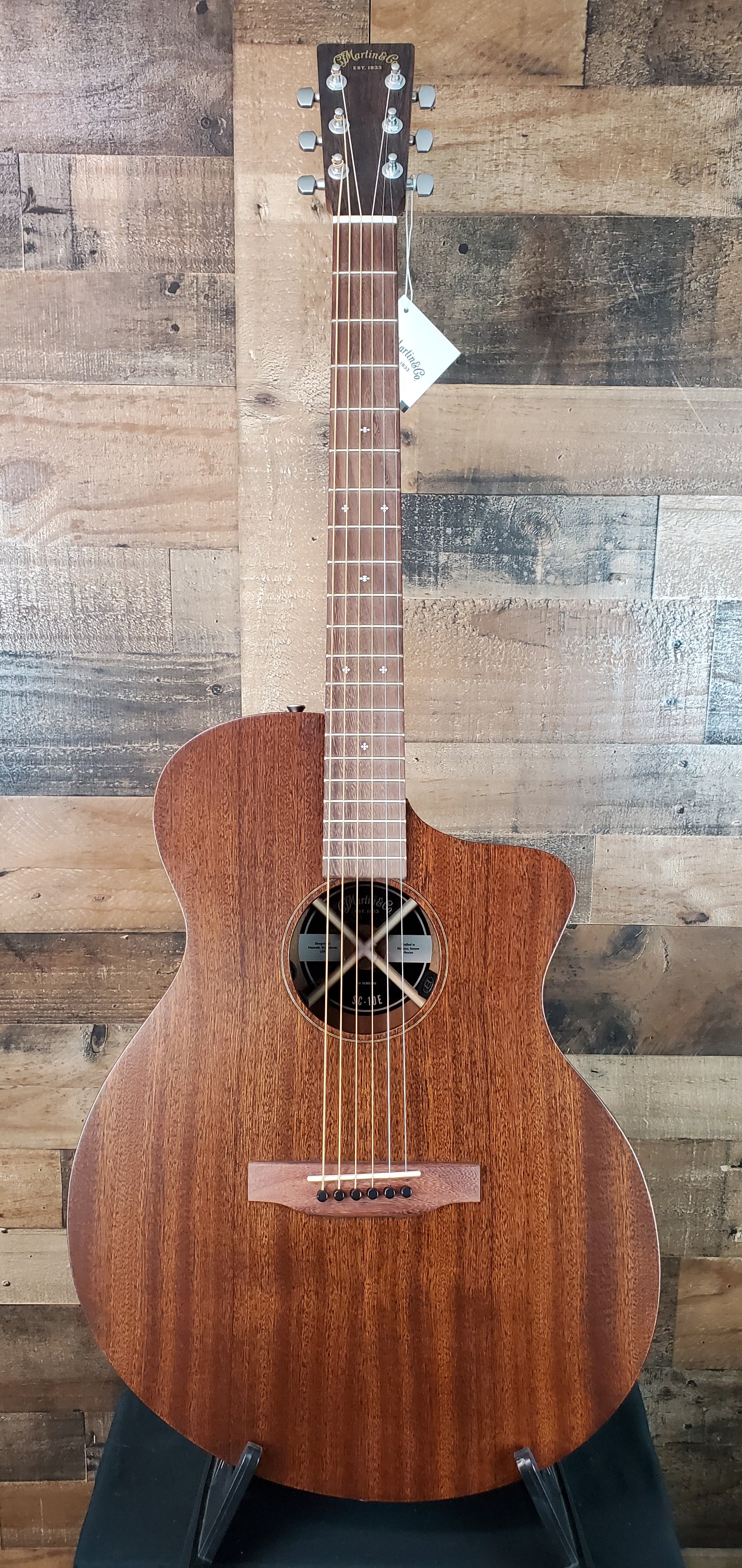 Martin Road Series SC-10E Modern, Sapele Satin Natural, #585