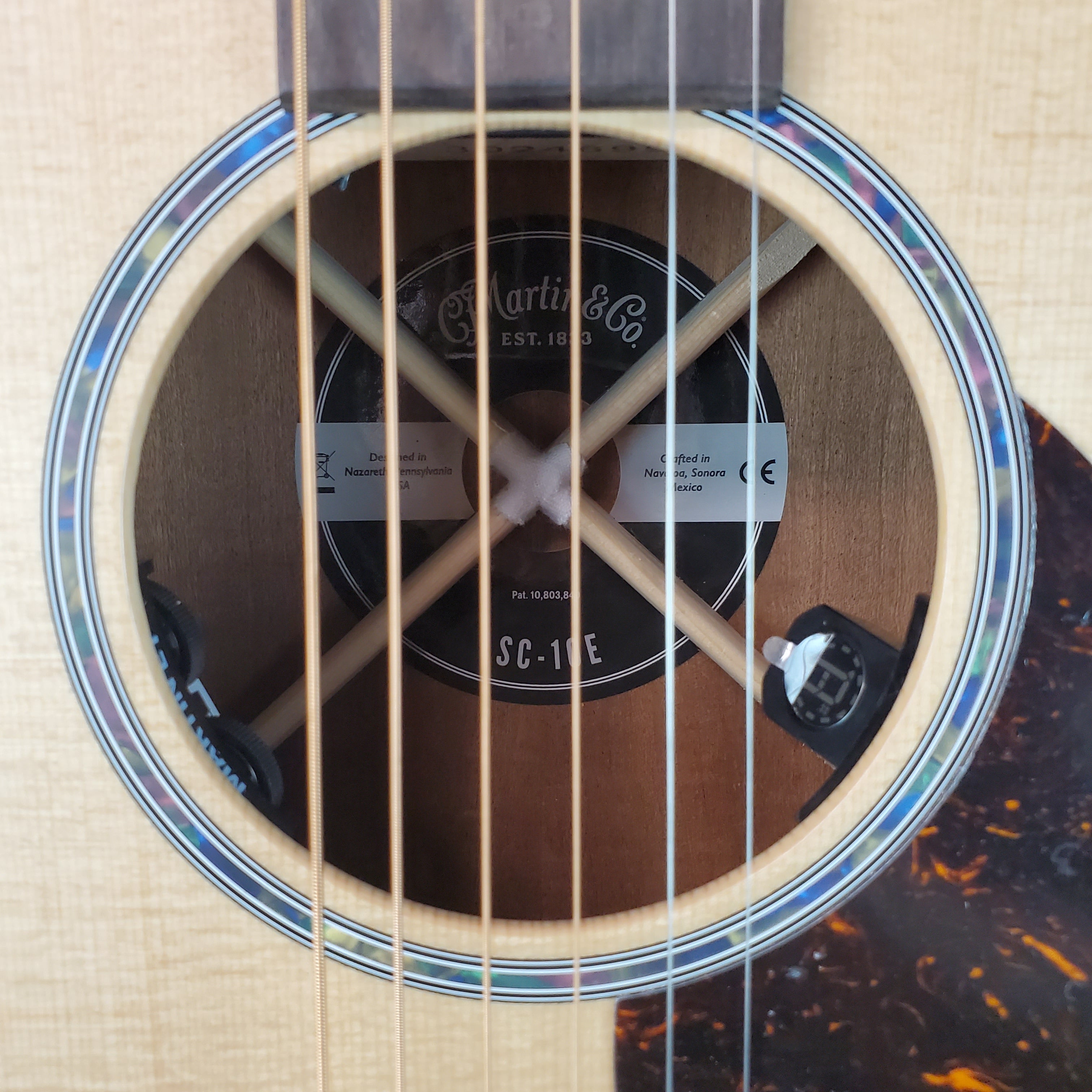 Martin Road Series SC-10E Modern, Natural Gloss, #699