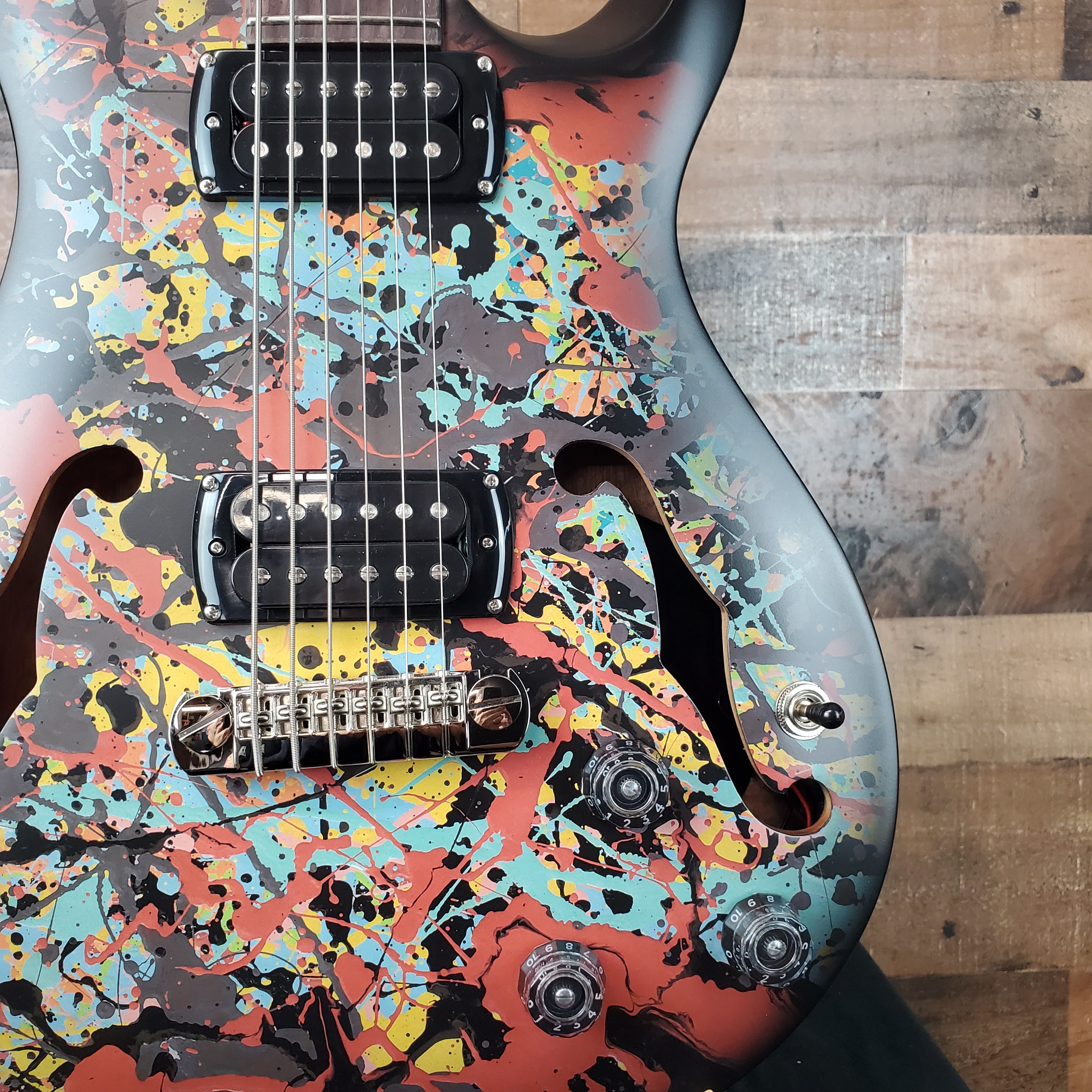 PRS SE Ed Sheeran Hollowbody I Piezo Baritone, Cosmic Splash, Gig Bag, Free PLEK! 630