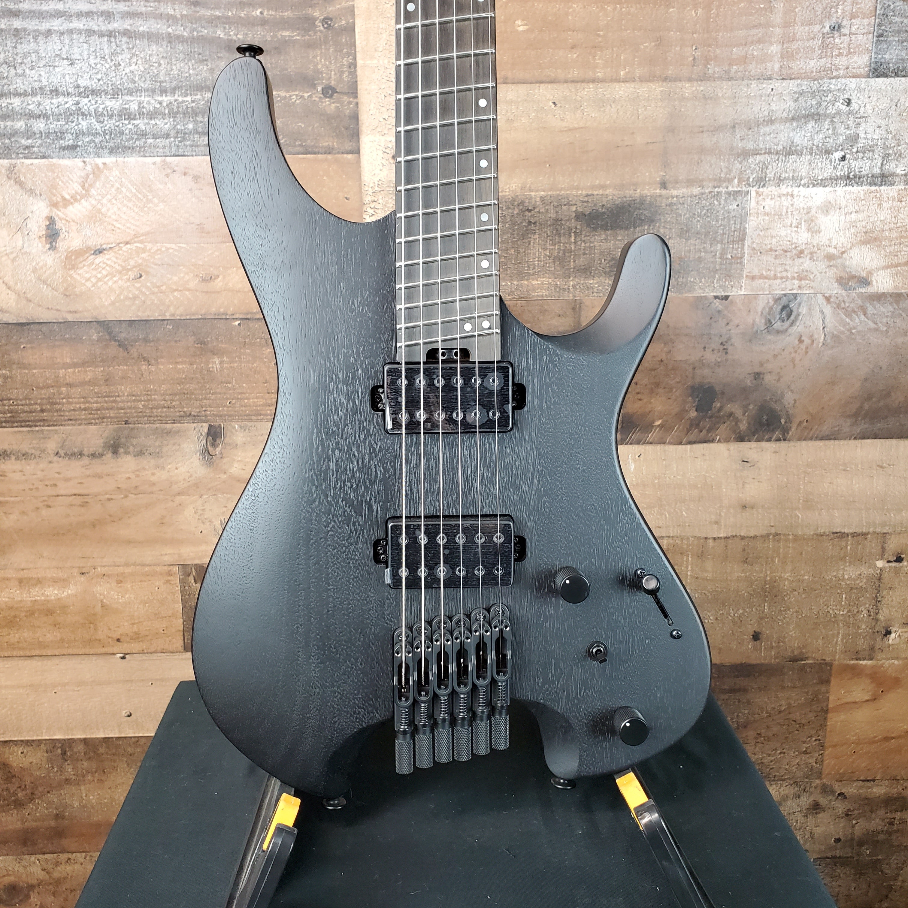 Ibanez Iron Label QX52B Electric Guitar - Weathered Black, 110