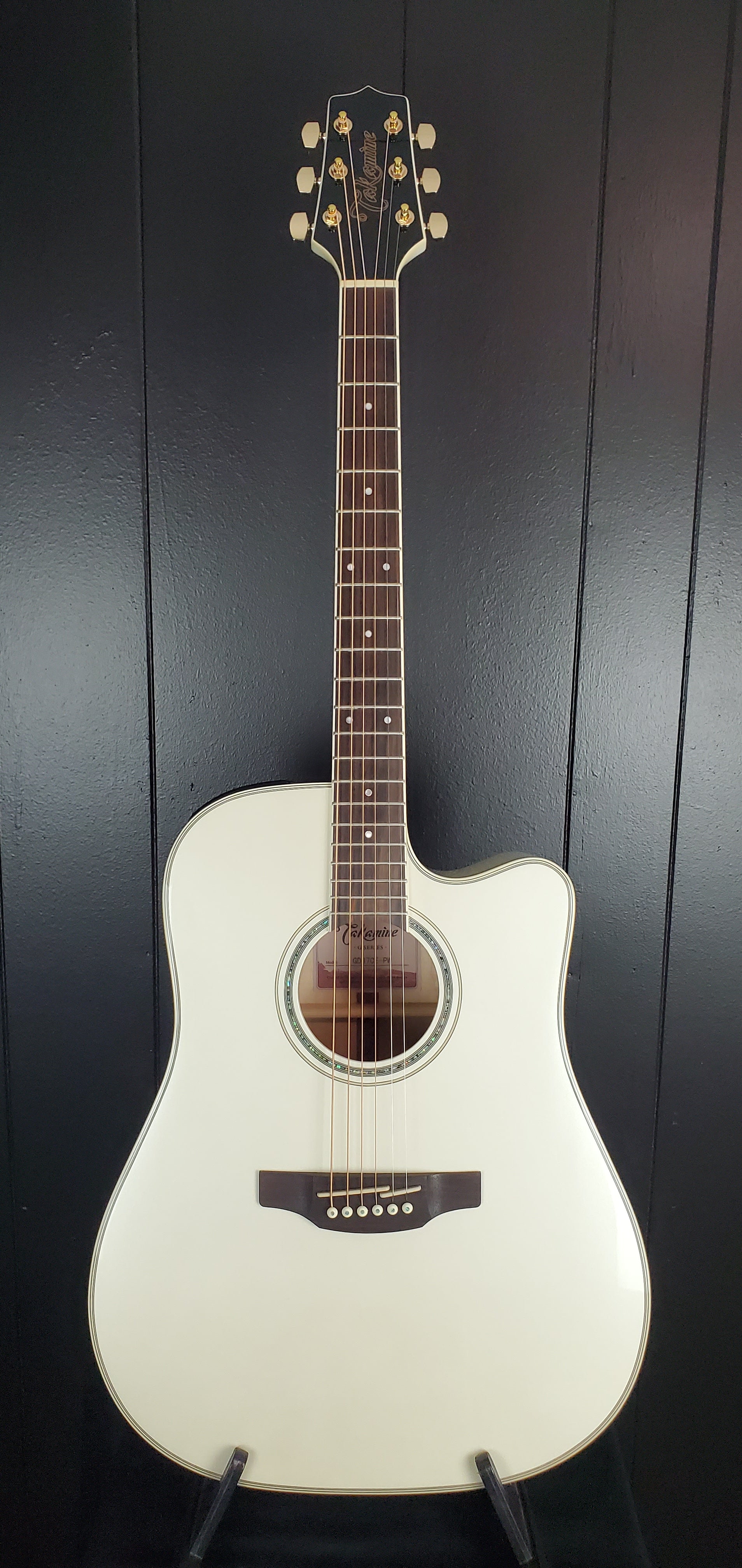 Takamine GD-37CE PW Pearl White