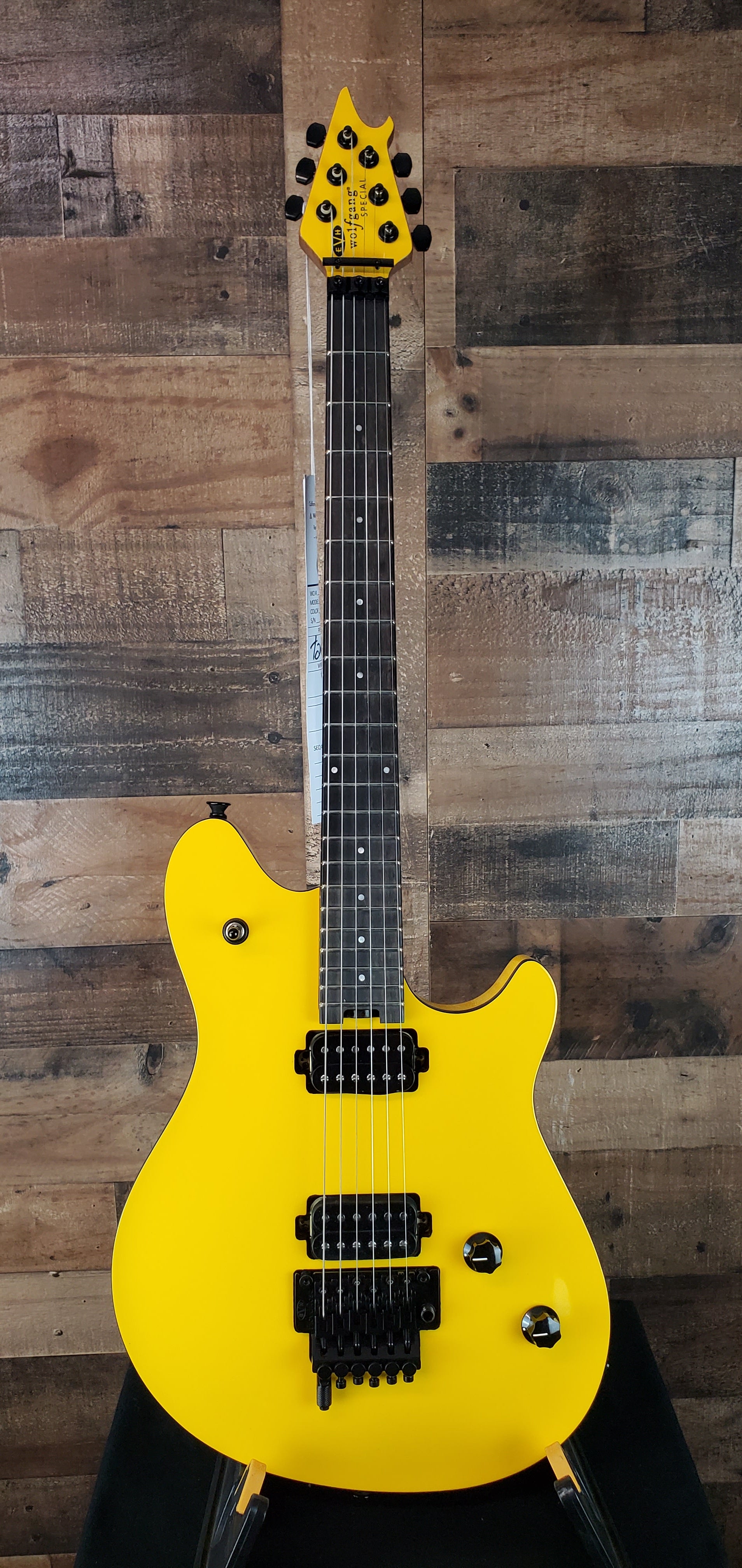 EVH Wolfgang Special Electric Guitar Caution Yellow
