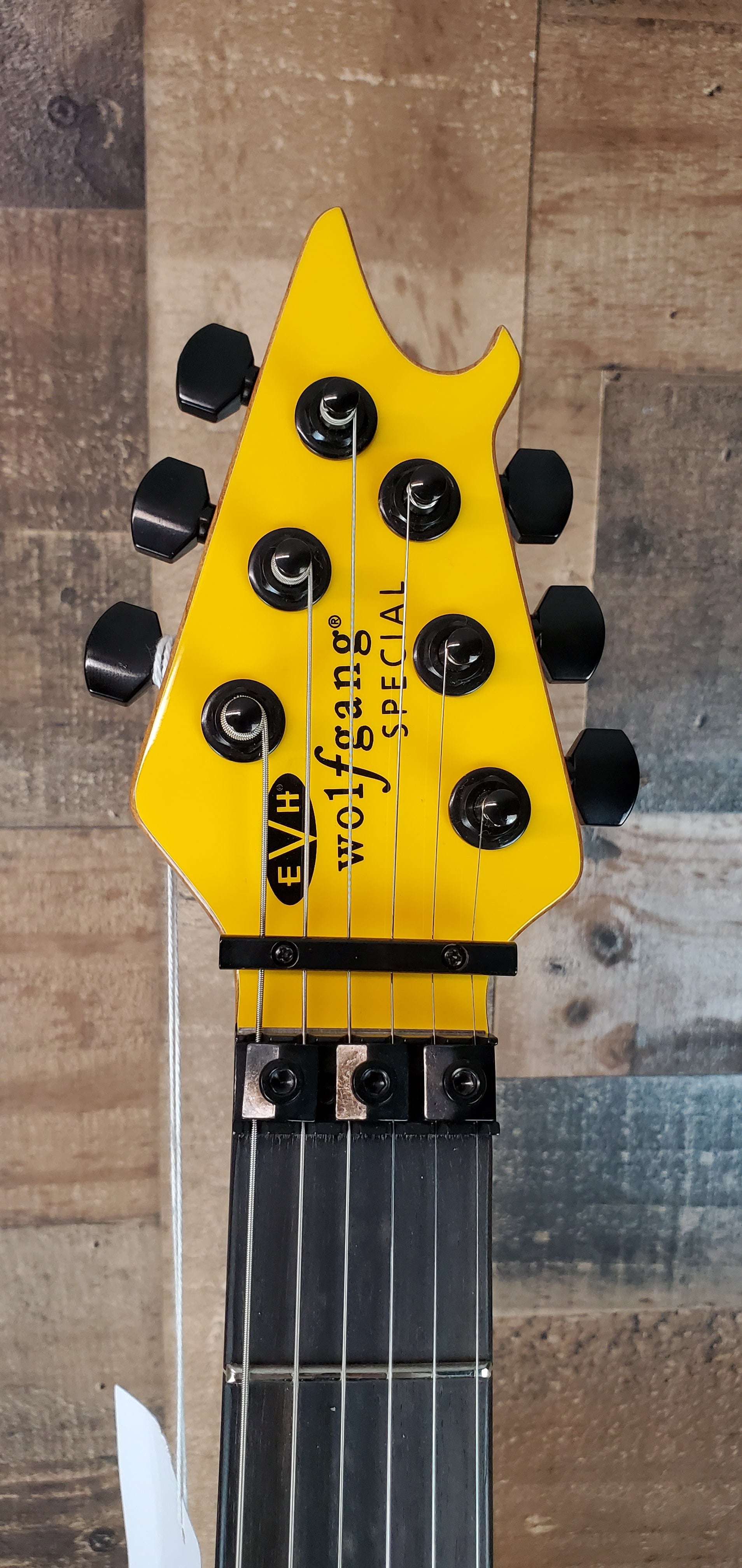 EVH Wolfgang Special Electric Guitar Caution Yellow