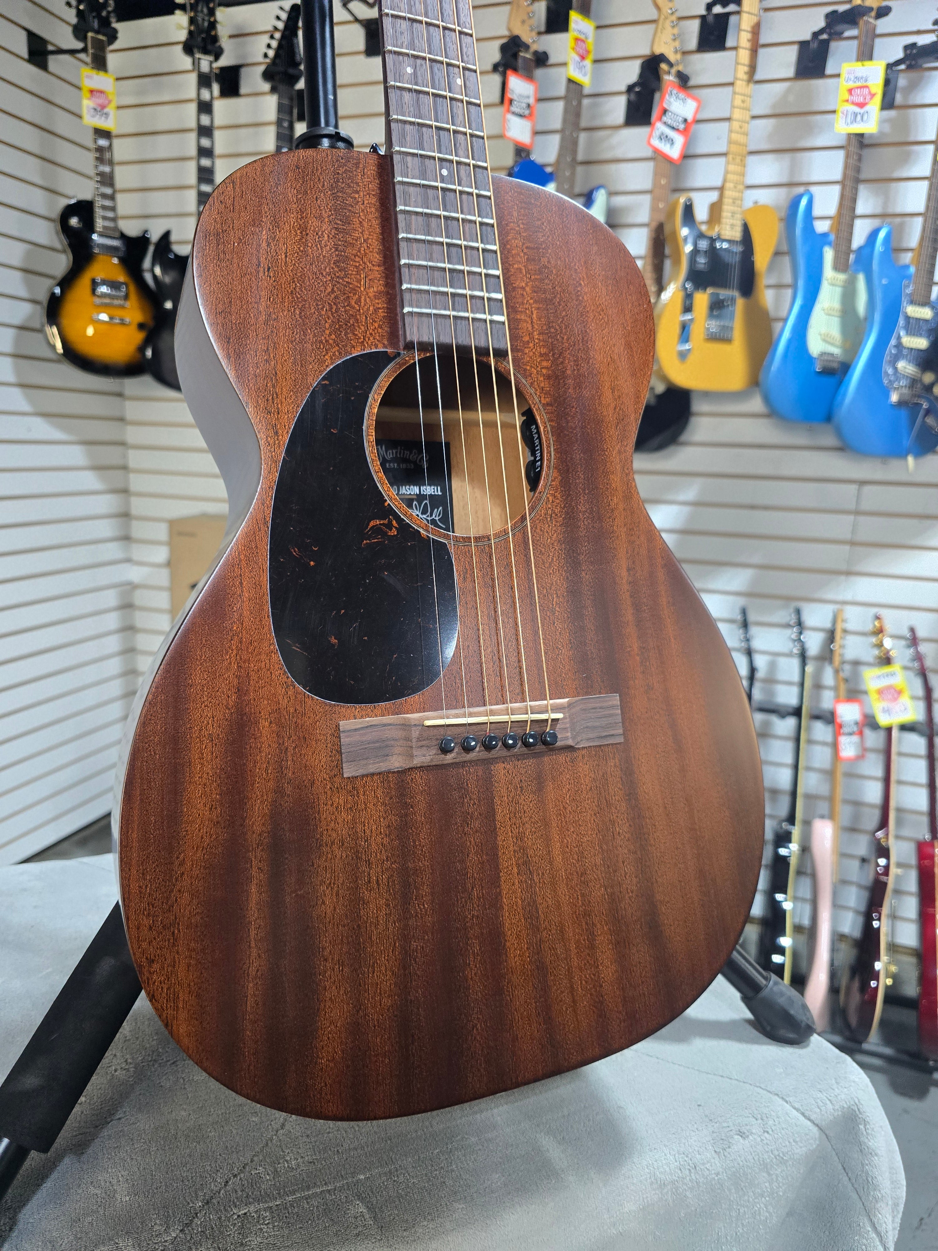 Martin 0-10EL Retro Jason Isbell Dark Mahogany Left Handed