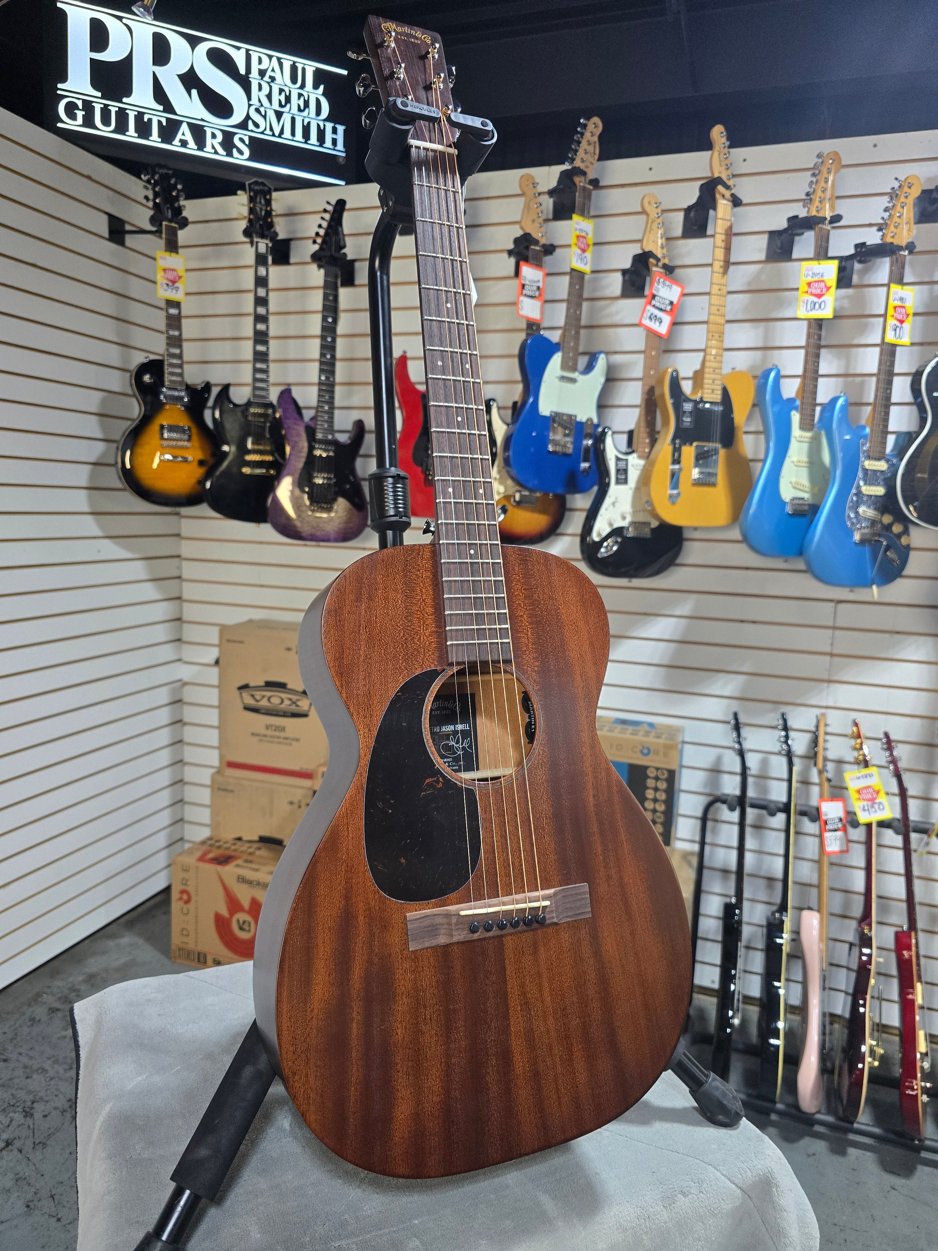 Martin 0-10EL Retro Jason Isbell Dark Mahogany Left Handed