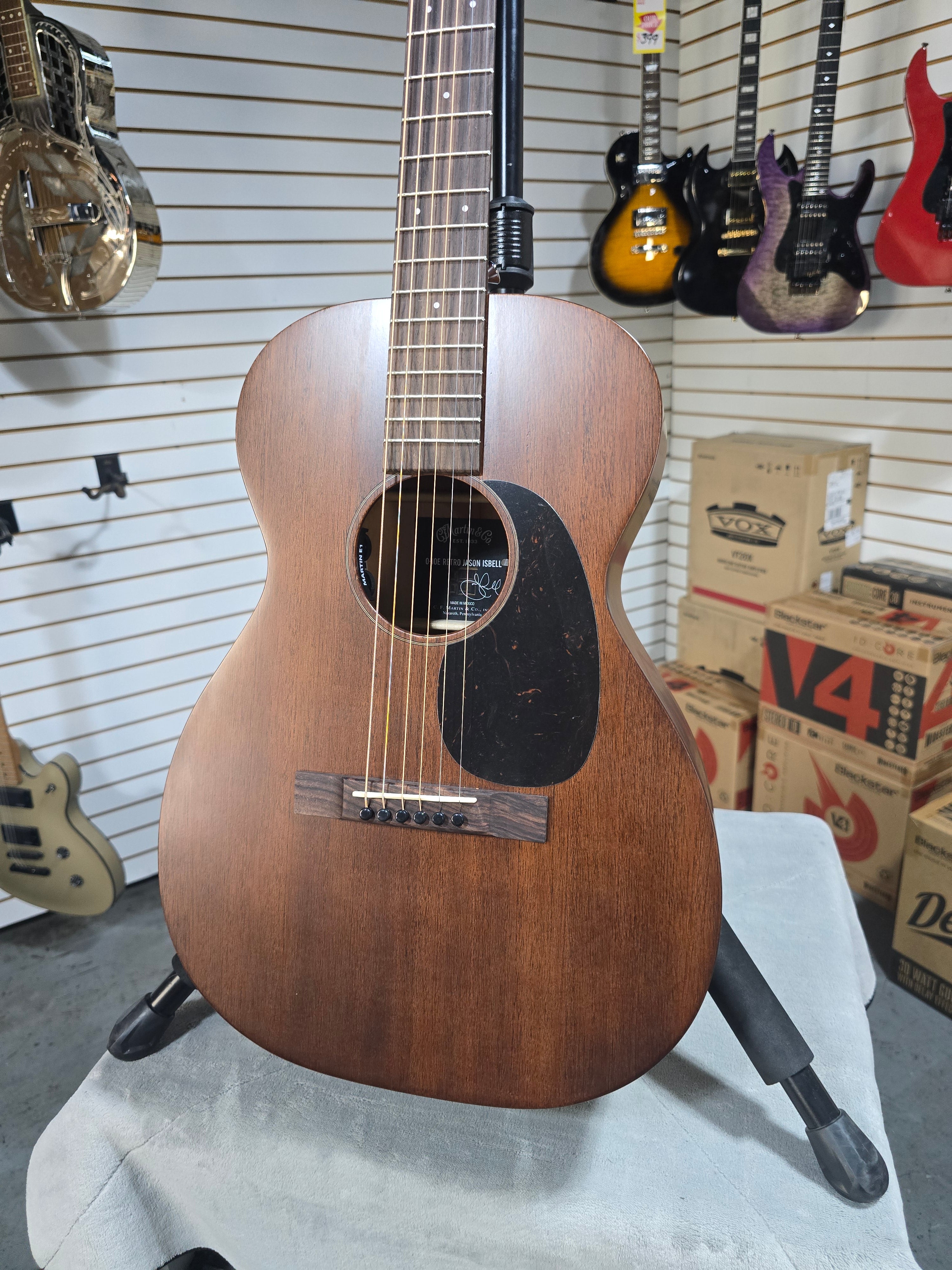 Martin 0-10E Retro Jason Isbell Dark Mahogany