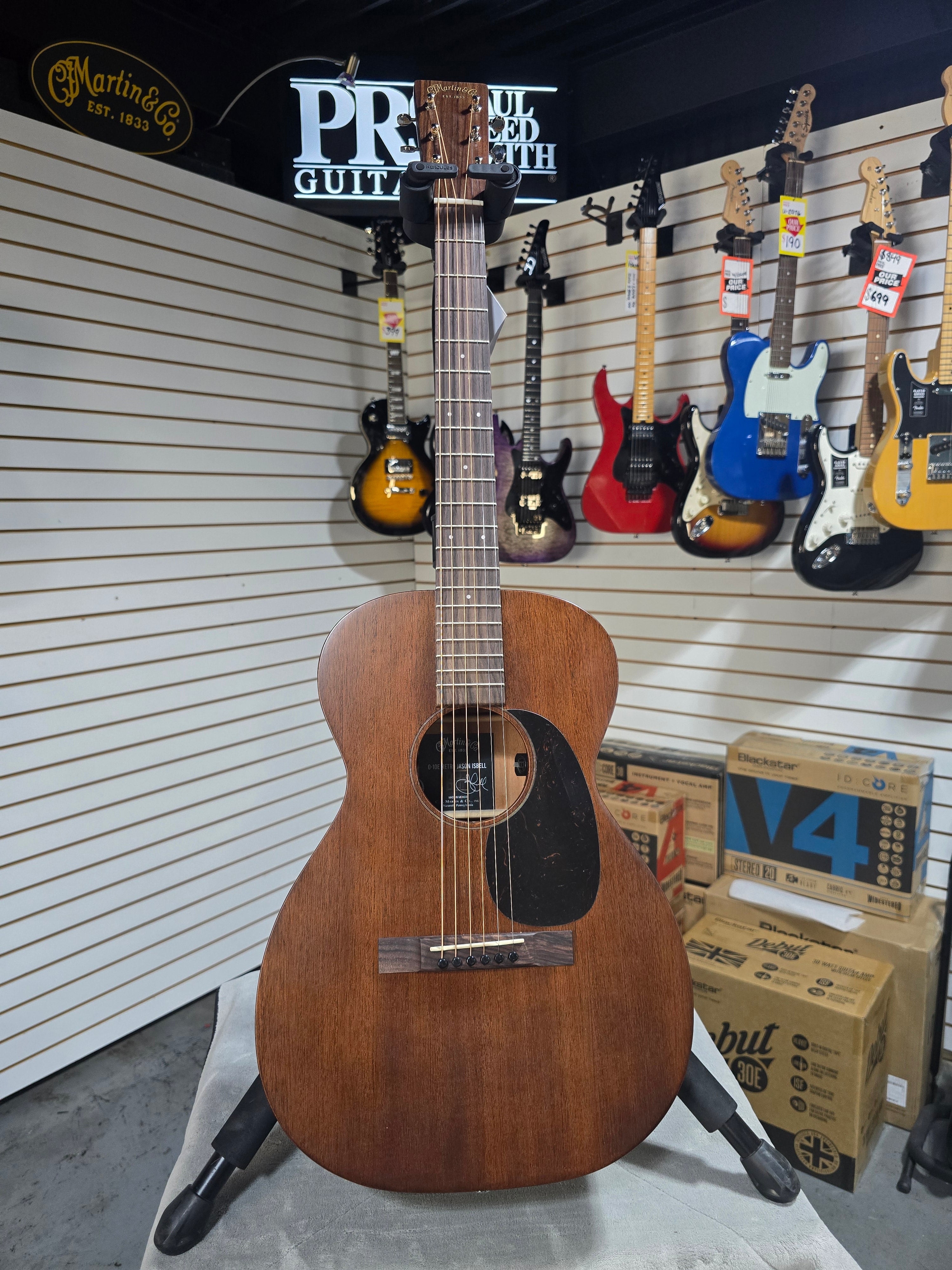 Martin 0-10E Retro Jason Isbell Dark Mahogany