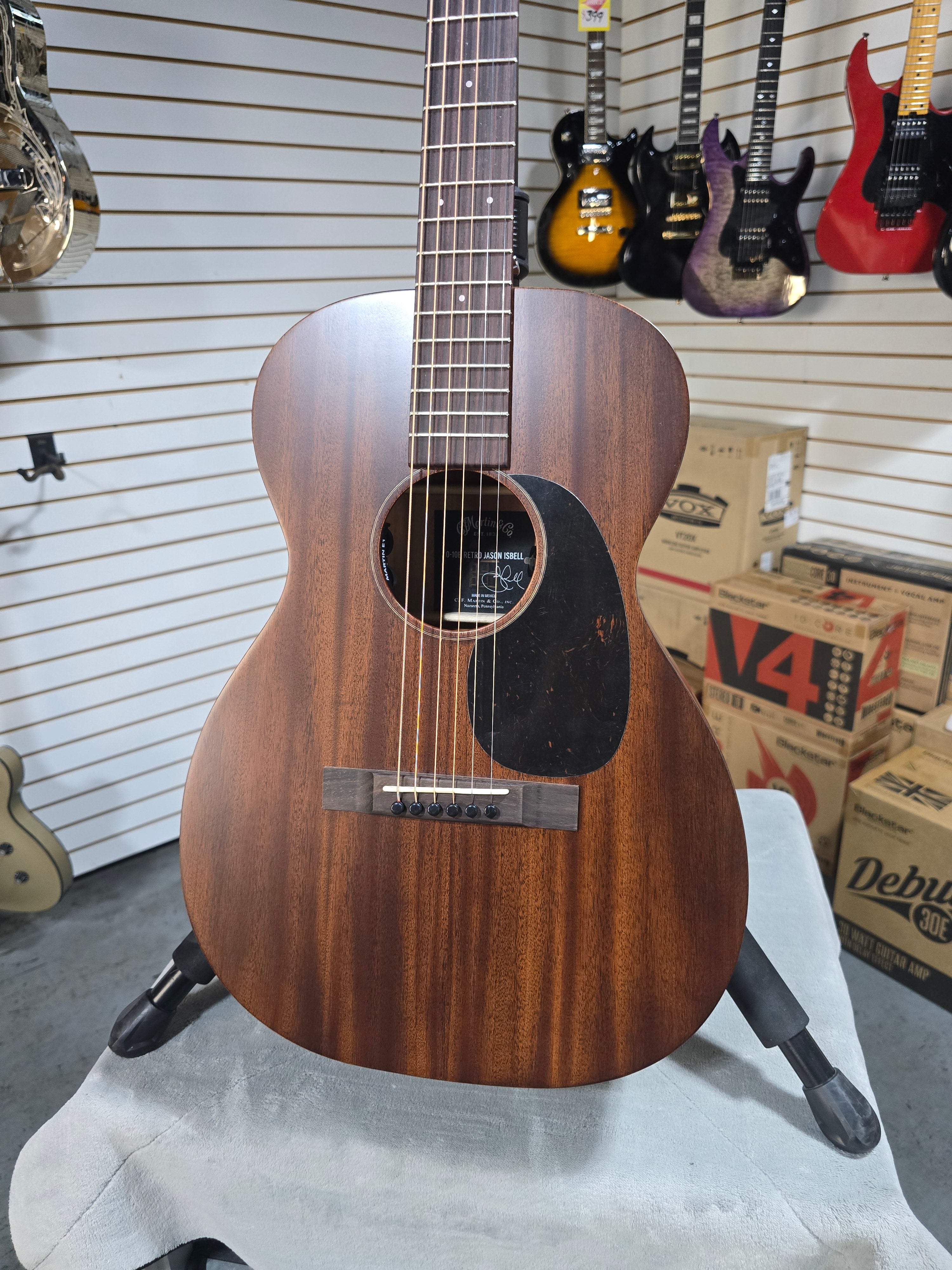 Martin 0-10E Retro Jason Isbell Dark Mahogany