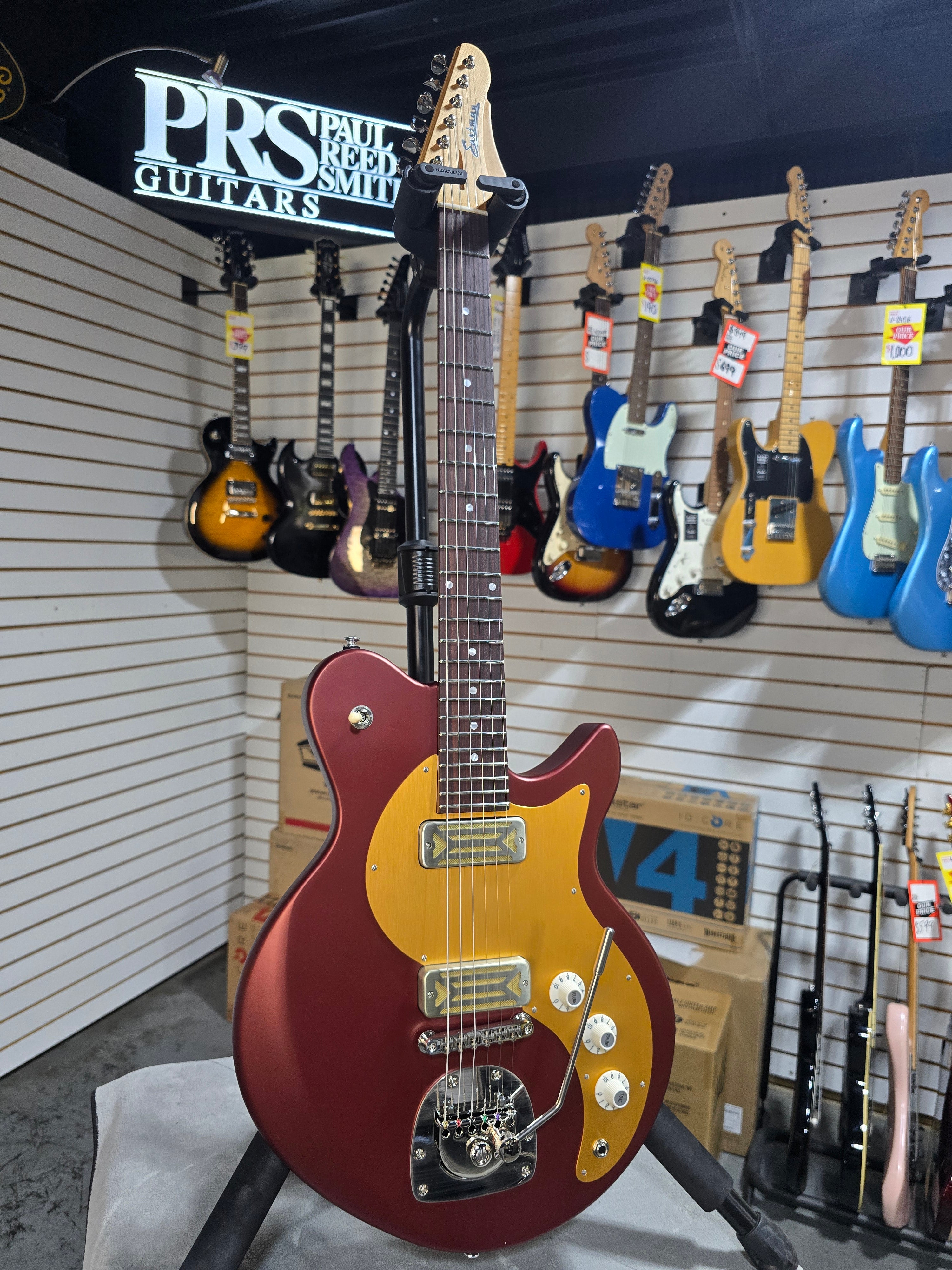 Eastman Guitars FullerTone Offset '62 Electric Guitar Dakota Red