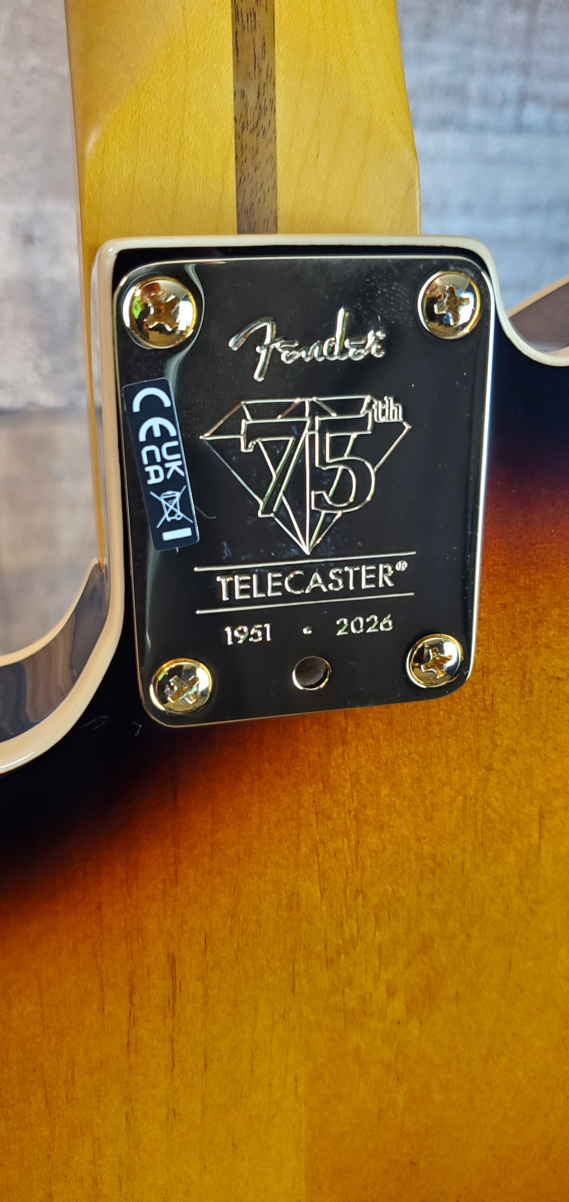 Fender 75th Anniversary American Professional II Custom Telecaster 2-color Sunburst