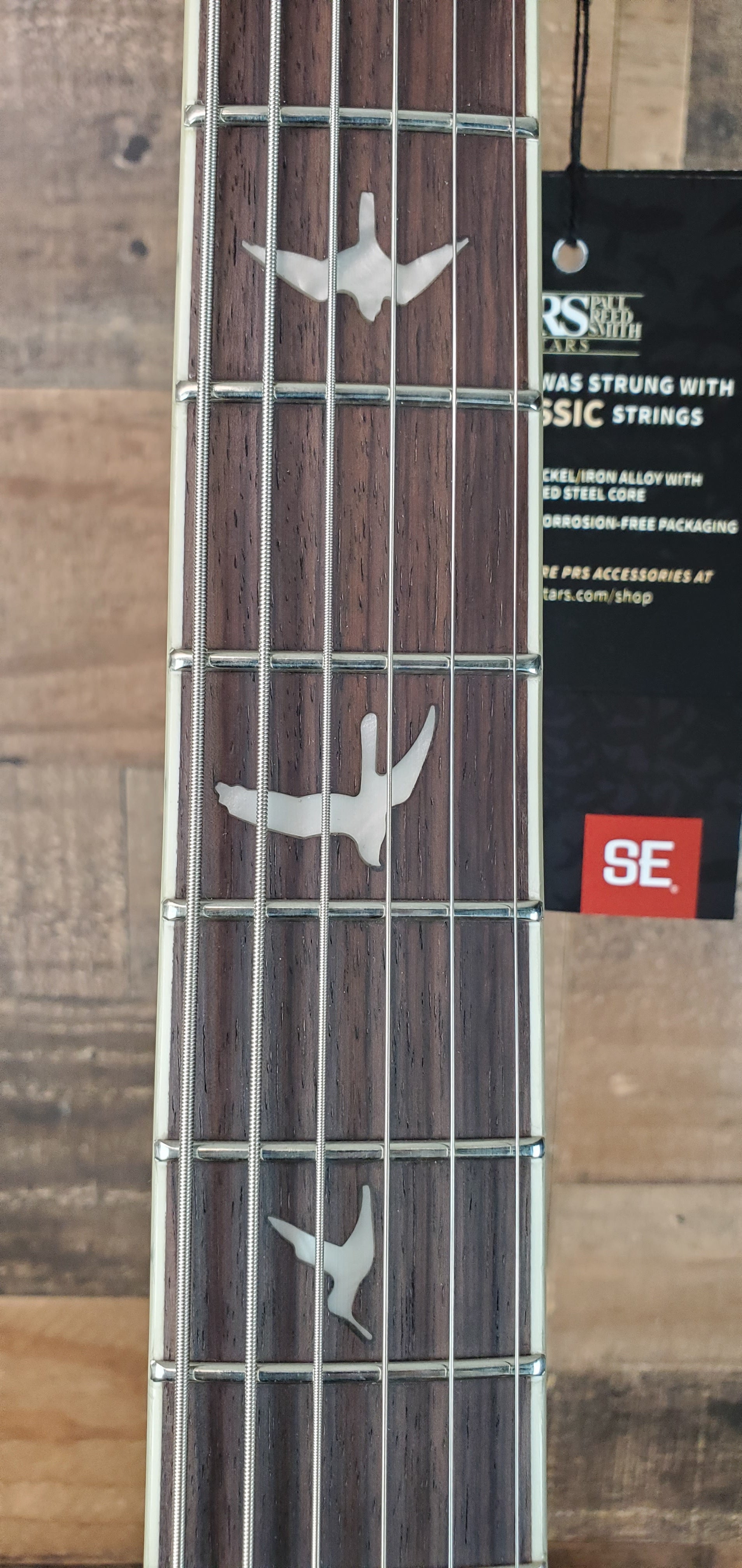 PRS SE Ed Sheeran Hollowbody I Piezo Baritone, Orange Tiger Smokeburst