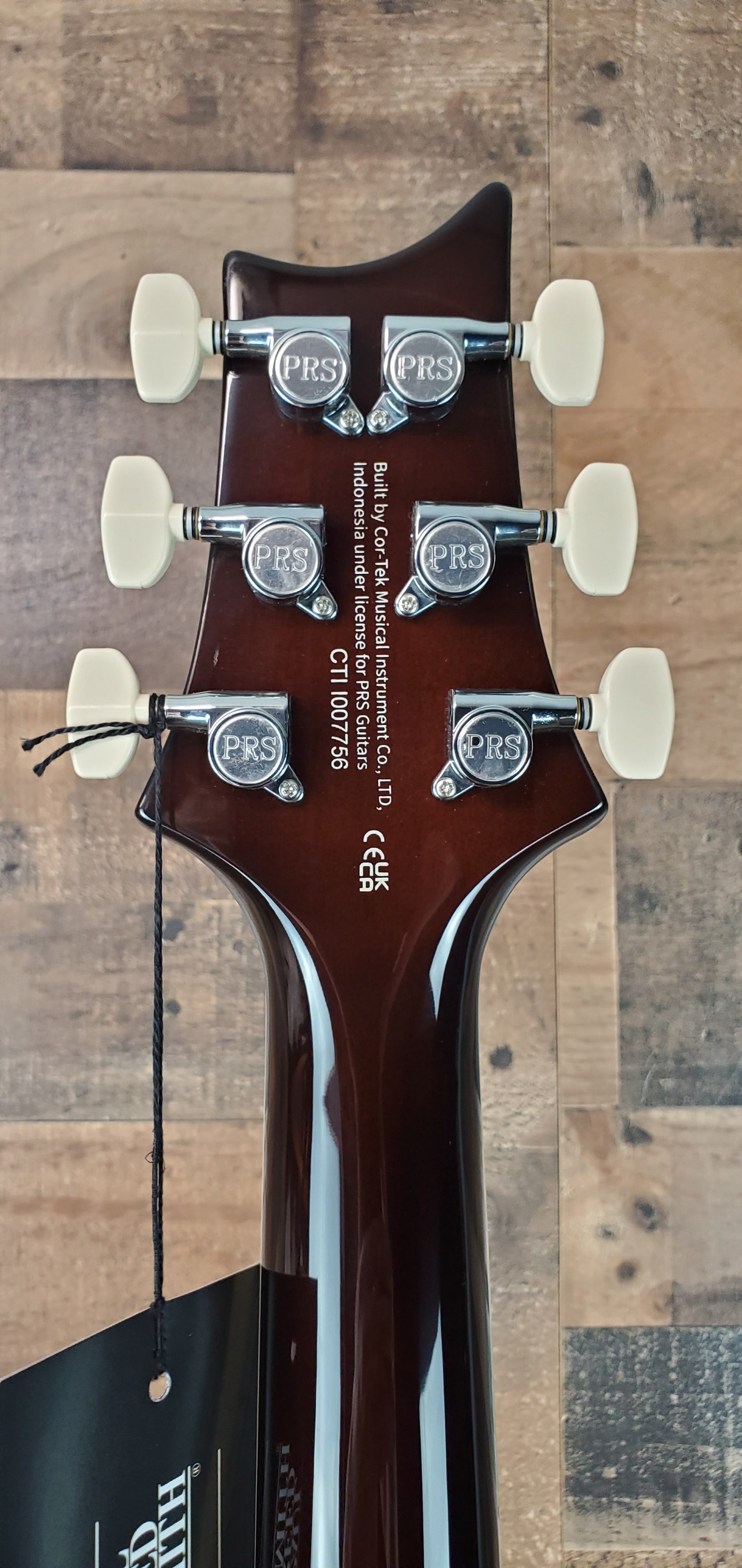 PRS SE Ed Sheeran Hollowbody I Piezo Baritone, Orange Tiger Smokeburst