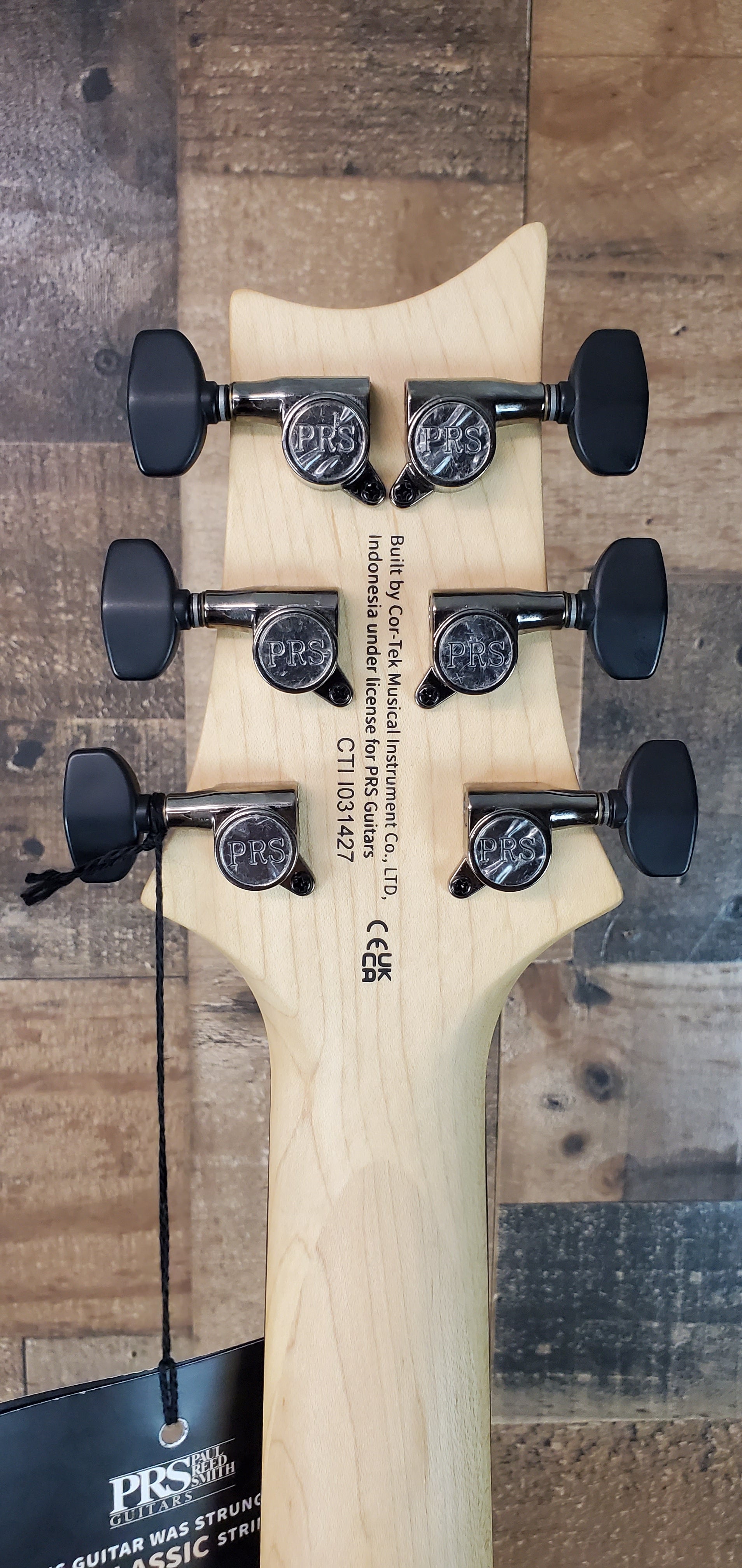 PRS SE CE 24 Black Top C&M Music Exclusive