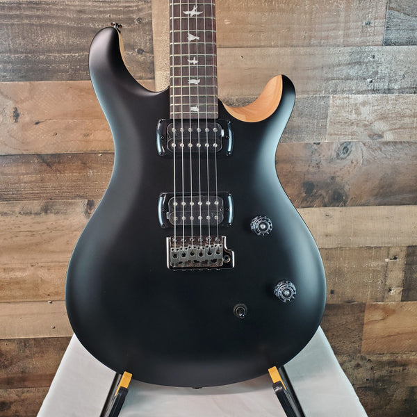 PRS SE CE 24 Satin - Flat Black Top, C&M Exclusive - Black