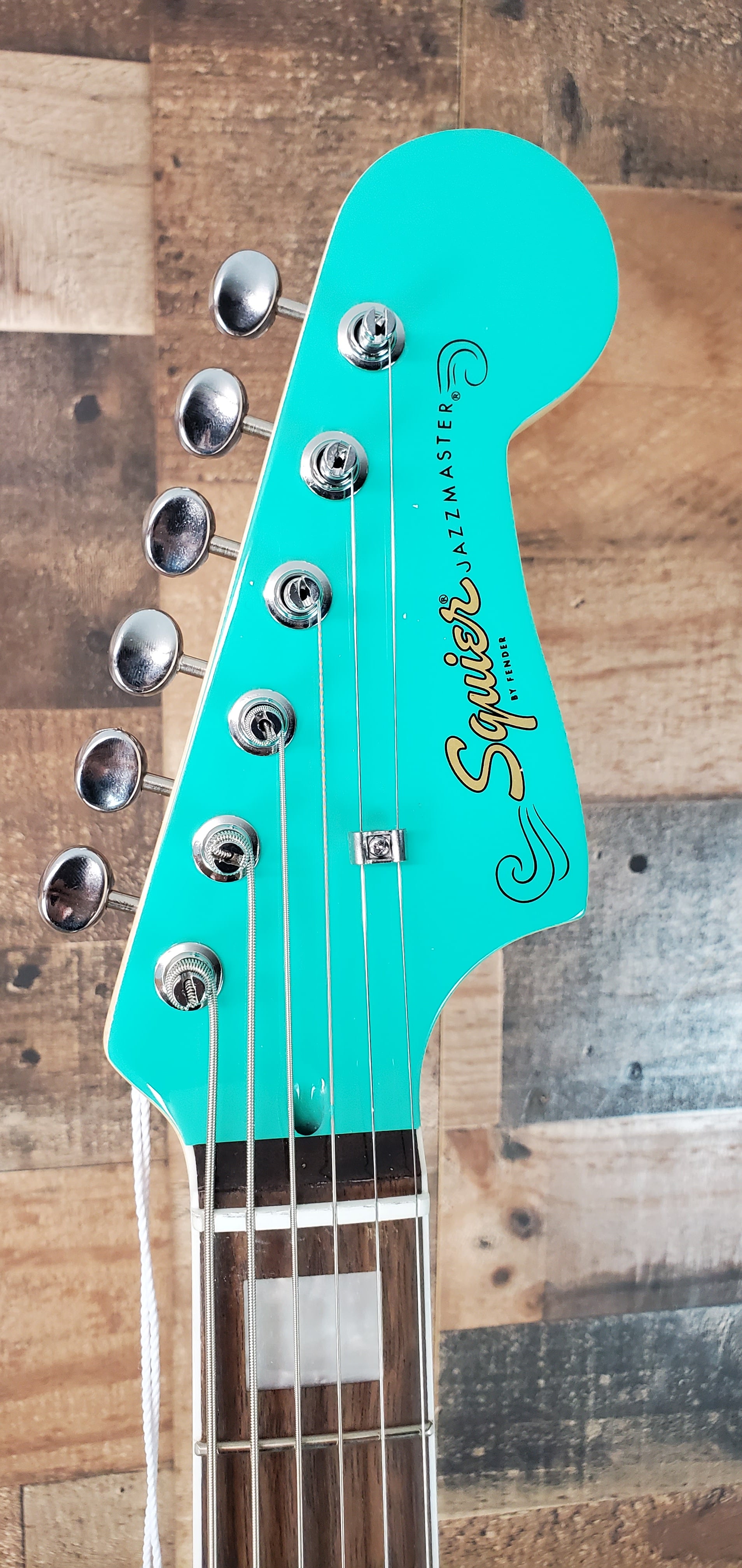 Squier Paranormal Baritone Jazzmaster HH Sea Foam Green