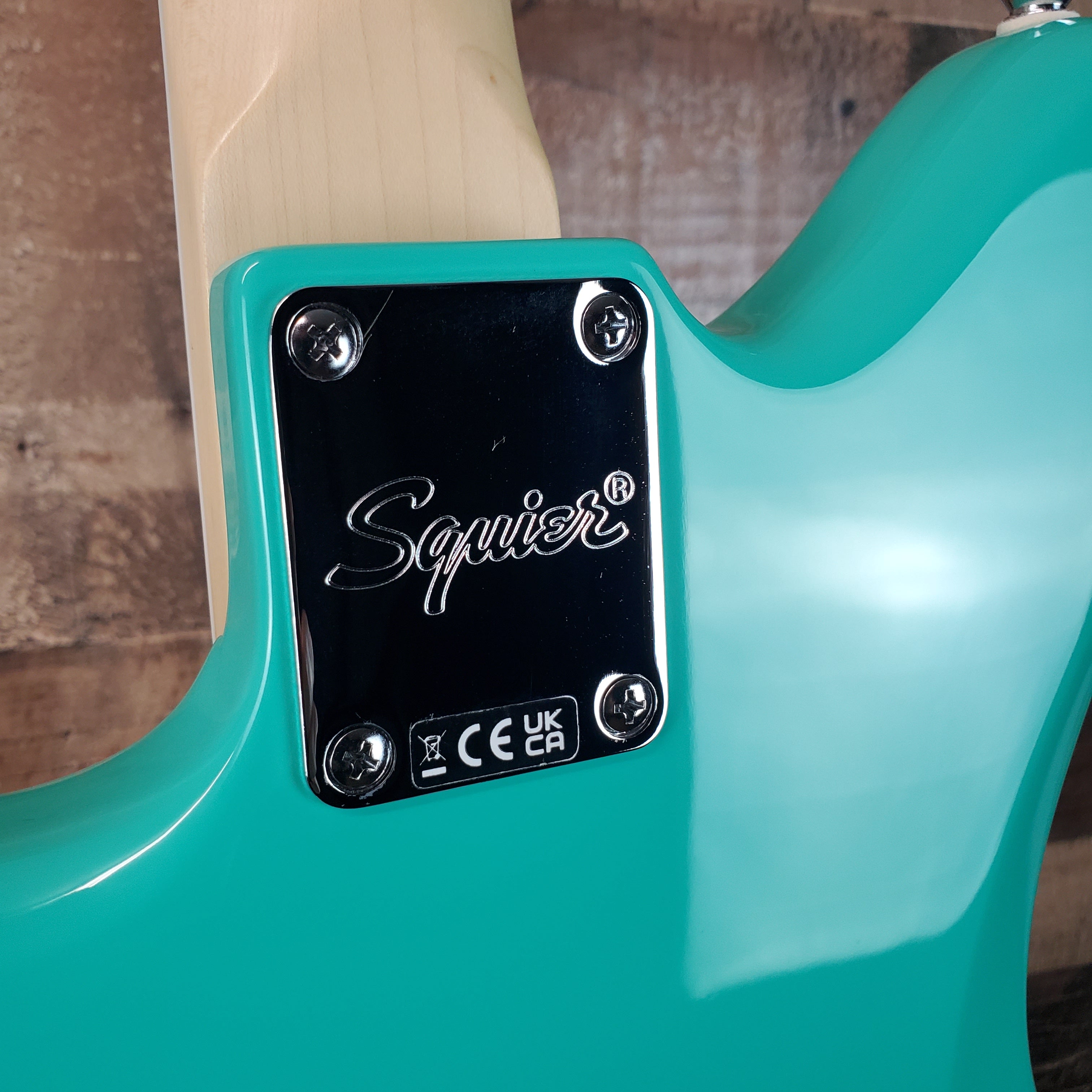 Squier Paranormal Baritone Jazzmaster HH Sea Foam Green