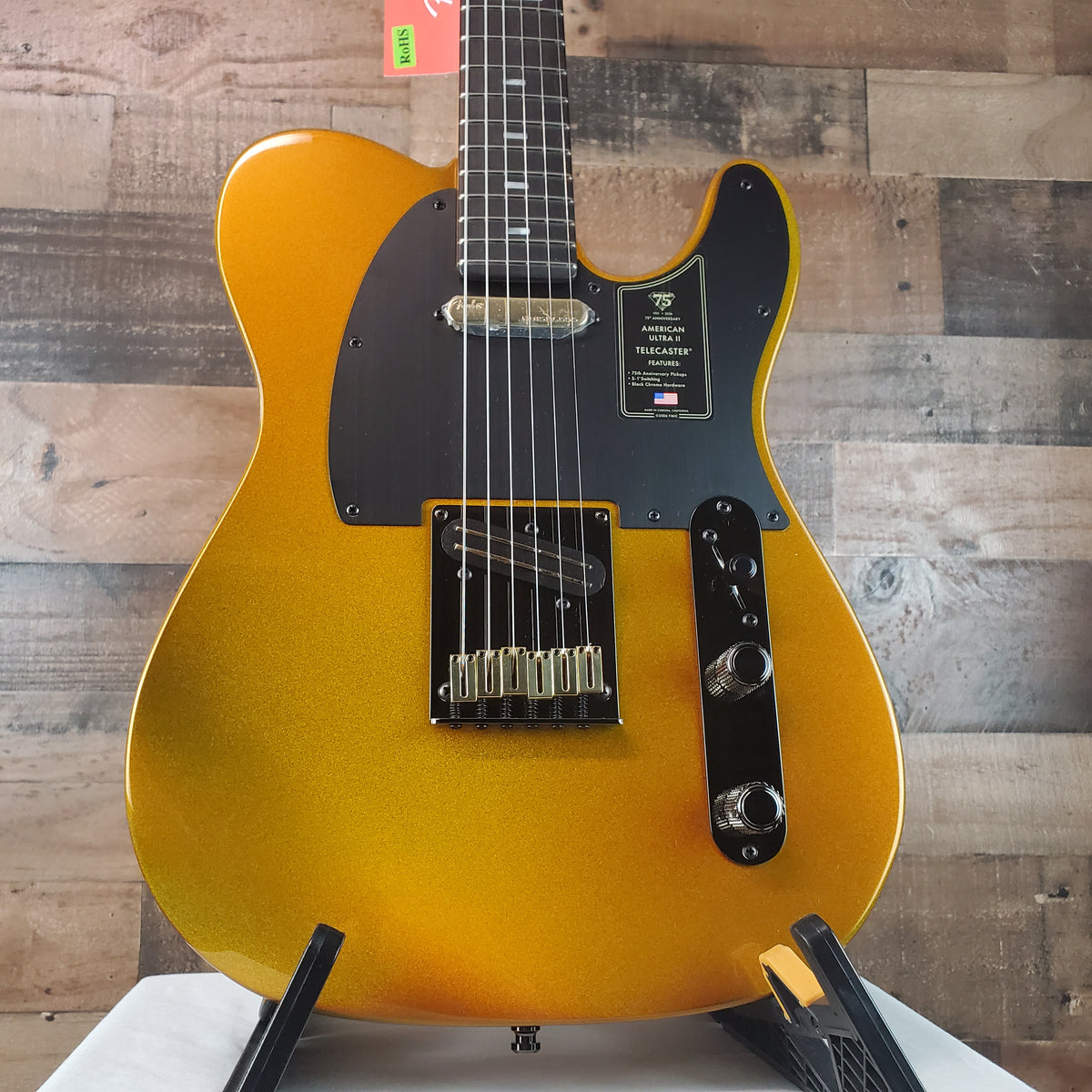 Fender 75th Anniversary American Ultra II Telecaster - Liquid Gold