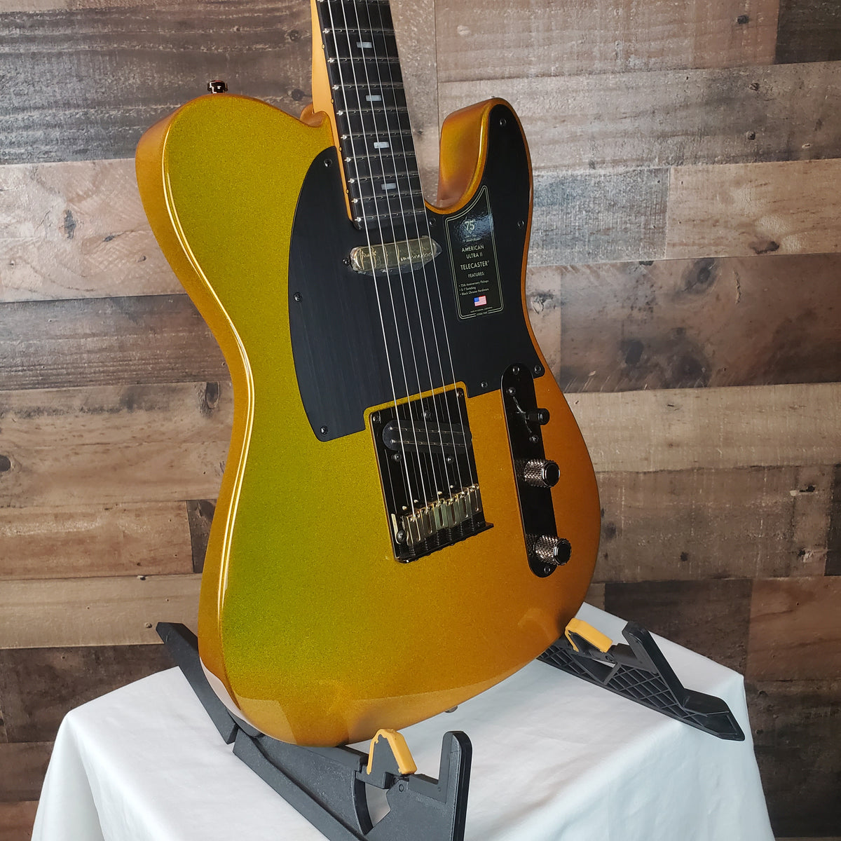 Fender 75th Anniversary American Ultra II Telecaster - Liquid Gold